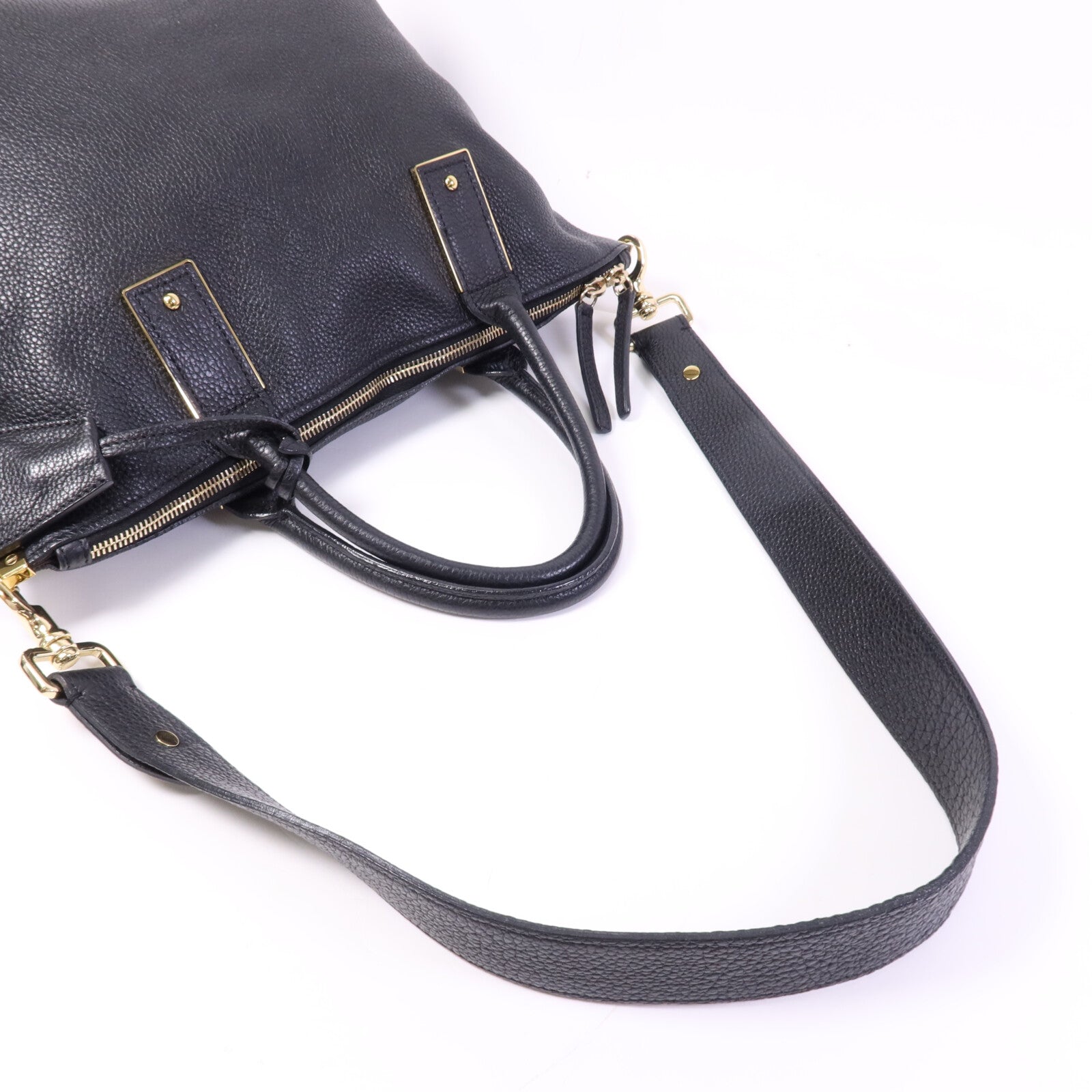 MULBERRY 牛皮皮革2 Way Shoulder Bag金扣手挽肩背兩用袋