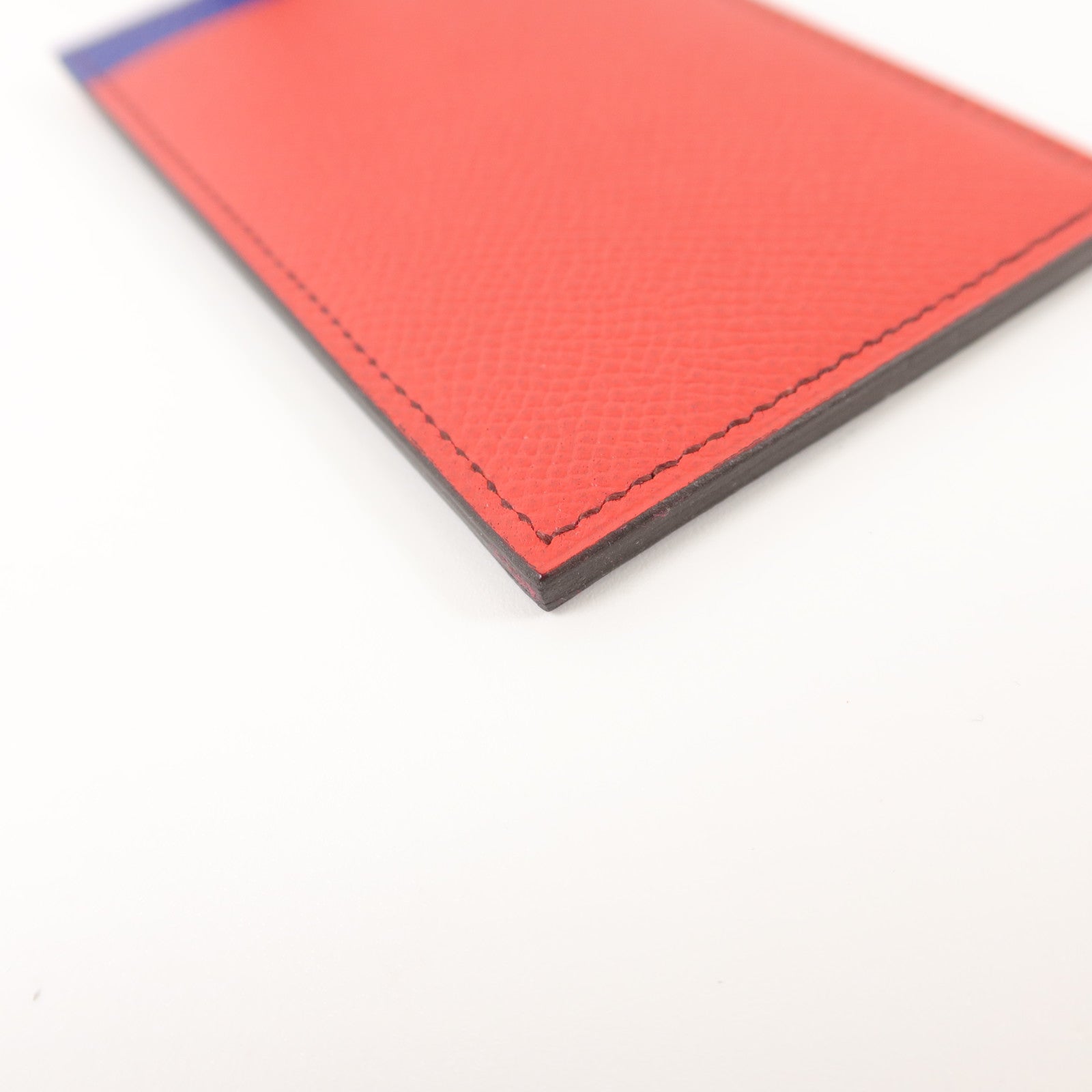 HERMES Epsom皮革Petit H Card Holder With Strap卡片套