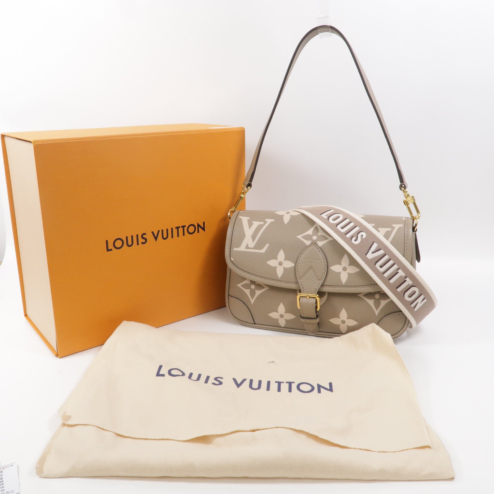 LOUIS VUITTON Monogram Empreinte Diane PM手挽肩背兩用袋