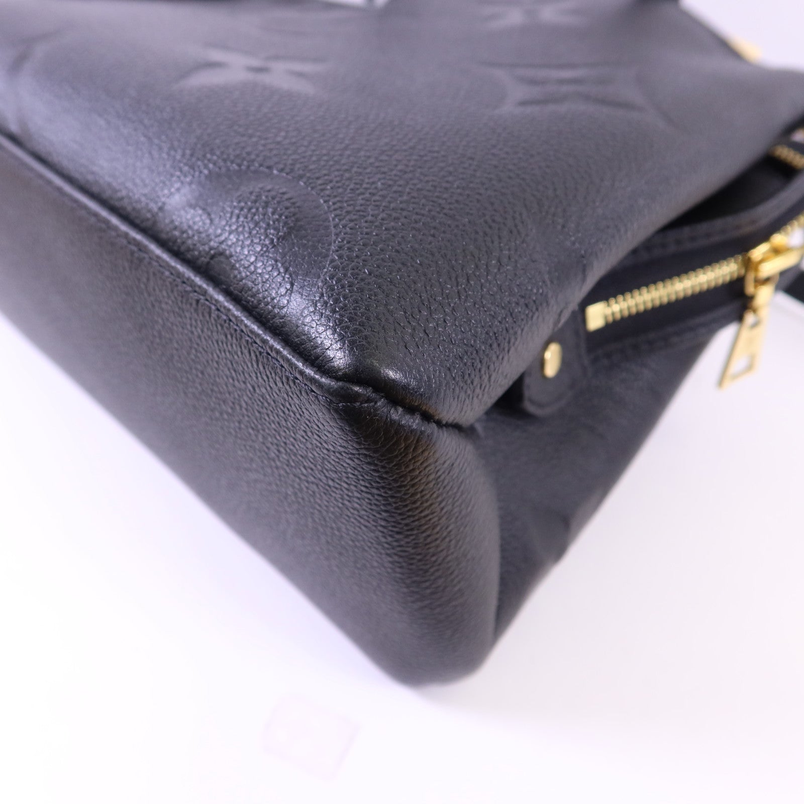 LOUIS VUITTON Monogram Empreinte Petit Palais金扣手挽肩背兩用袋