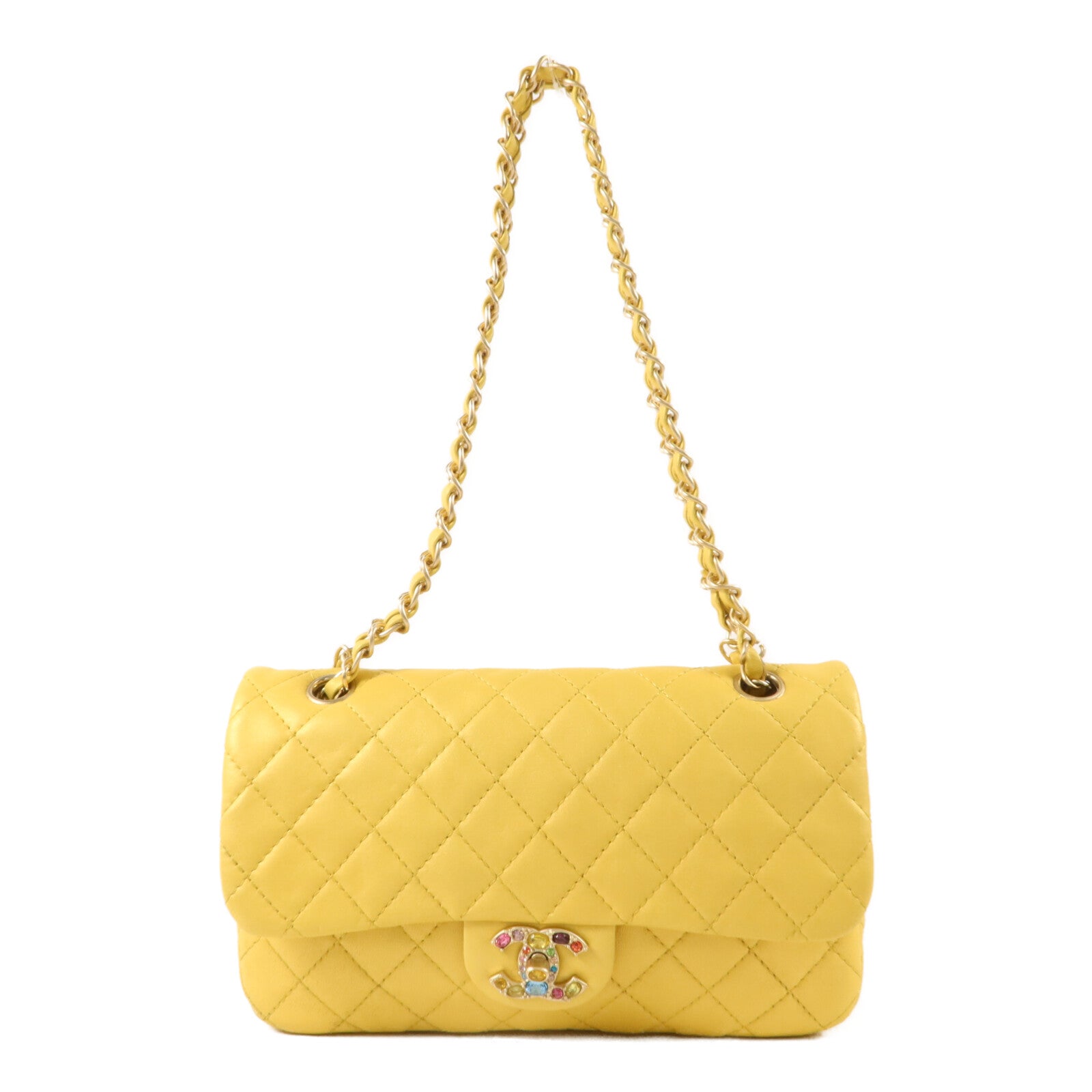 CHANEL 羊皮皮革Chain Shoulder鏈帶肩背袋