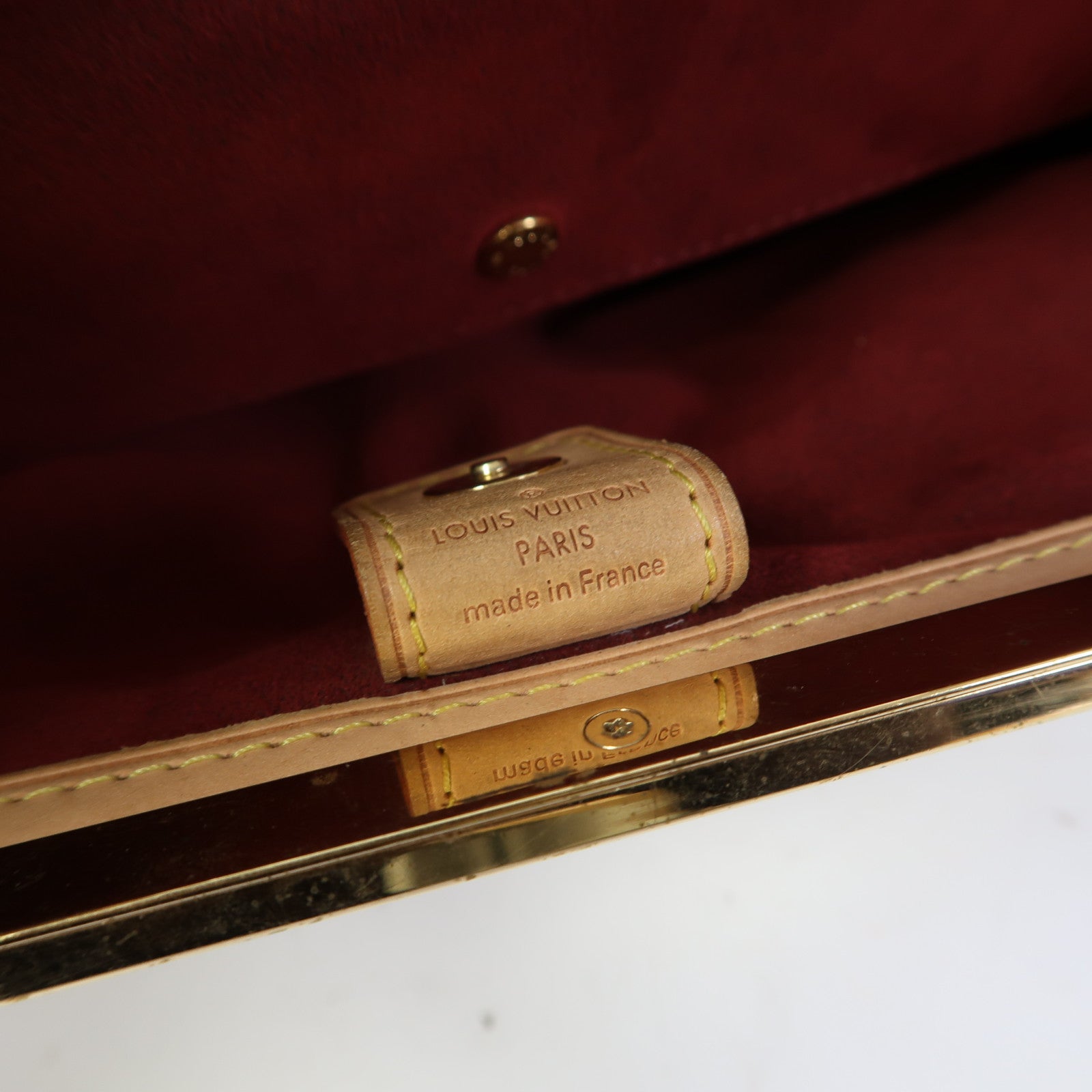 LOUIS VUITTON Monogram Multicolore Judy MM金扣手挽肩背兩用袋白色