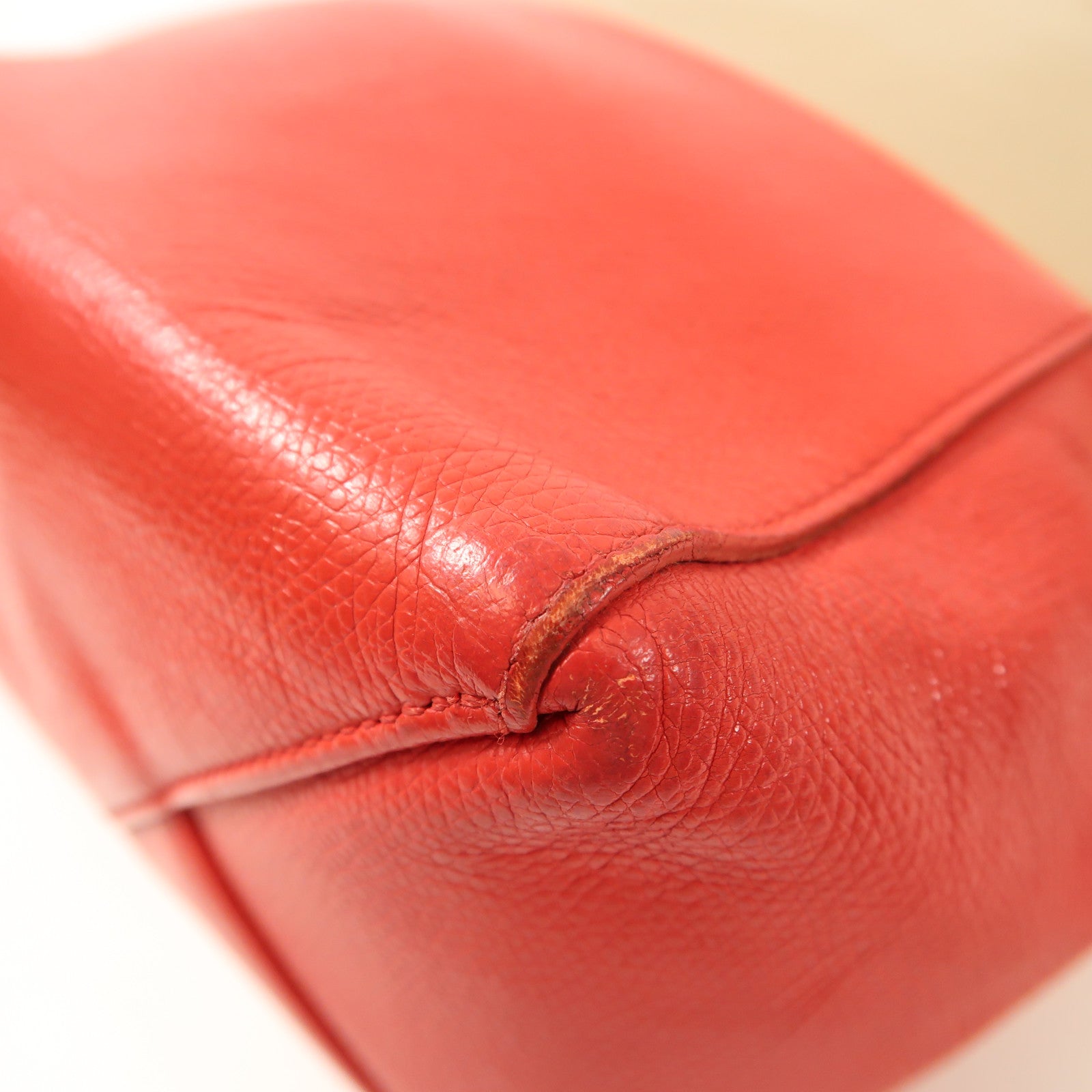 CELINE 牛皮皮革Tote Bag金扣手挽肩背兩用袋