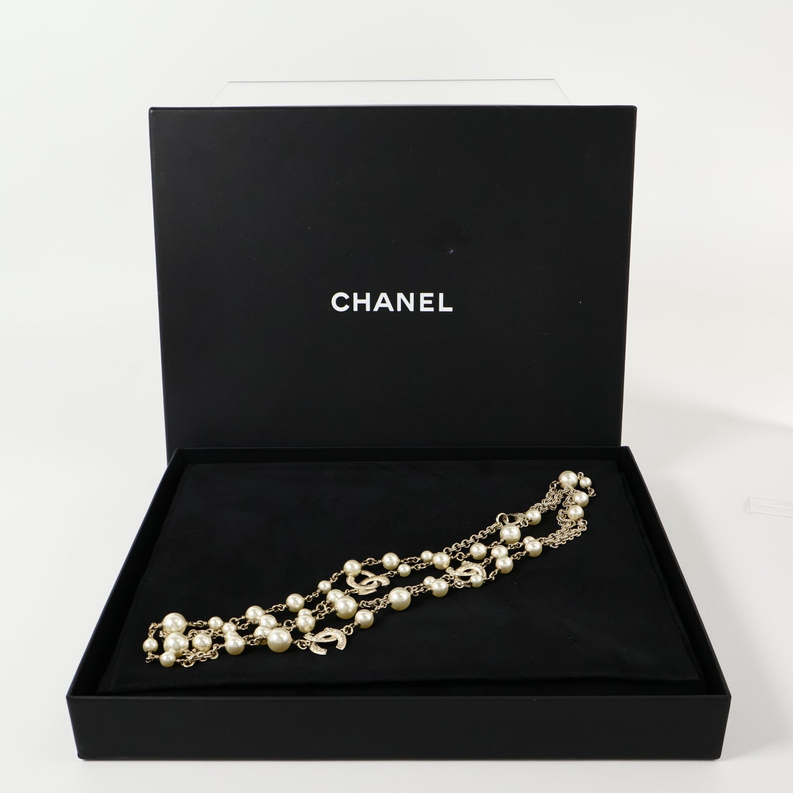 CHANEL 金屬/PVC Necklace項鏈
