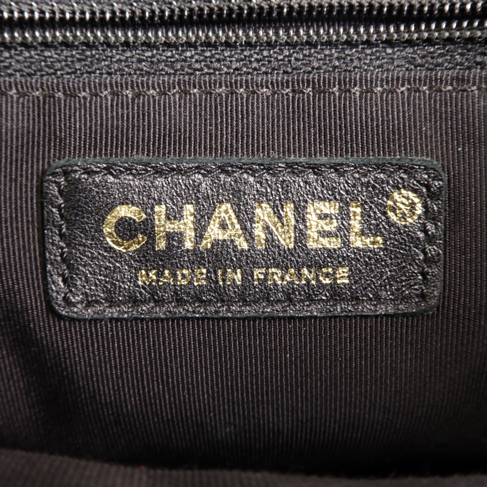 CHANEL 羊皮皮革Chain Shoulder金扣鏈帶肩背袋