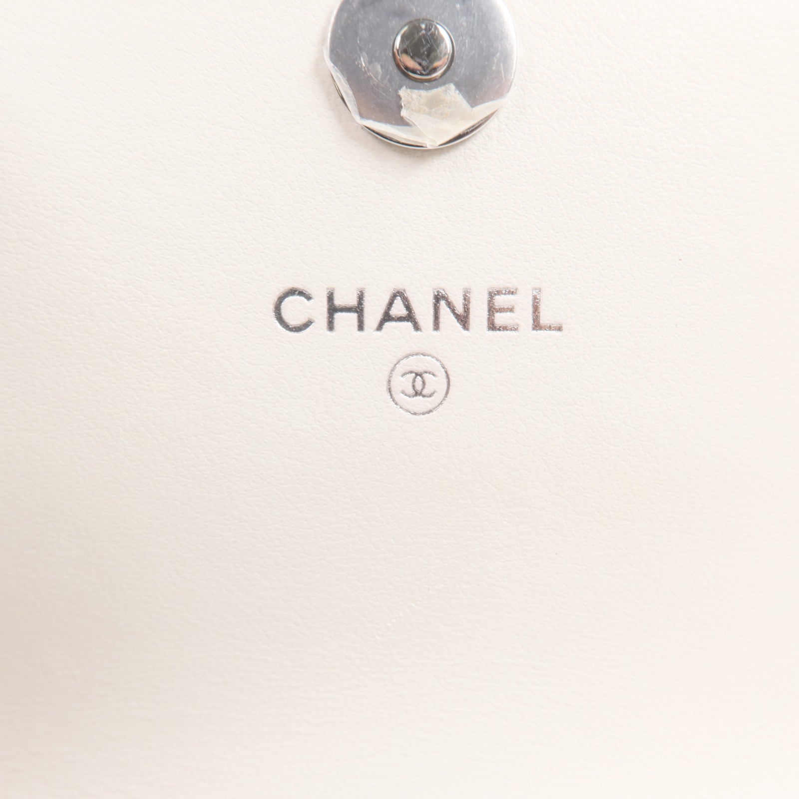CHANEL 羊皮皮革19 Phone Holder with Chain鏈帶手挽肩背兩用袋