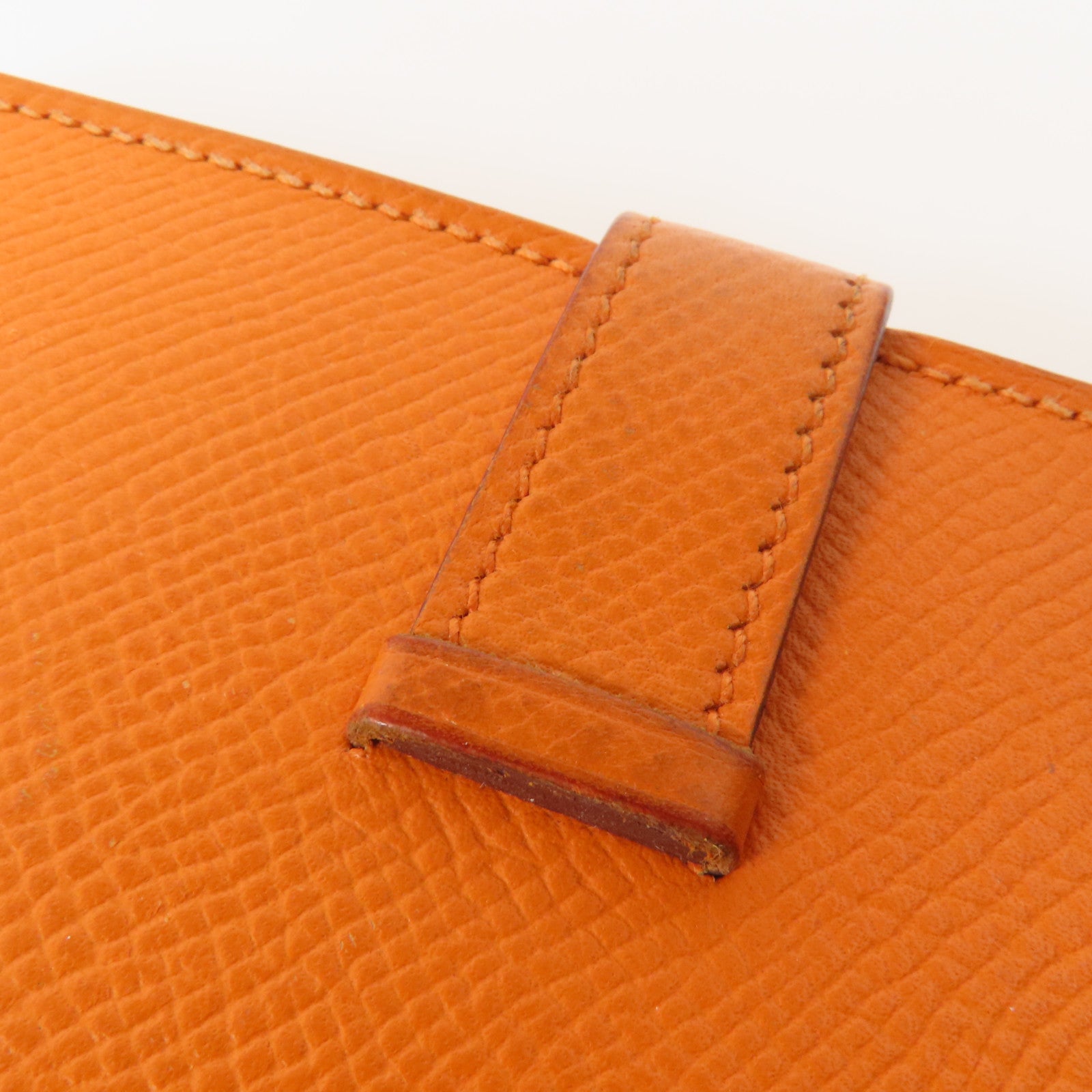 HERMES Epsom皮革Bearn Long Wallet銀扣長錢包