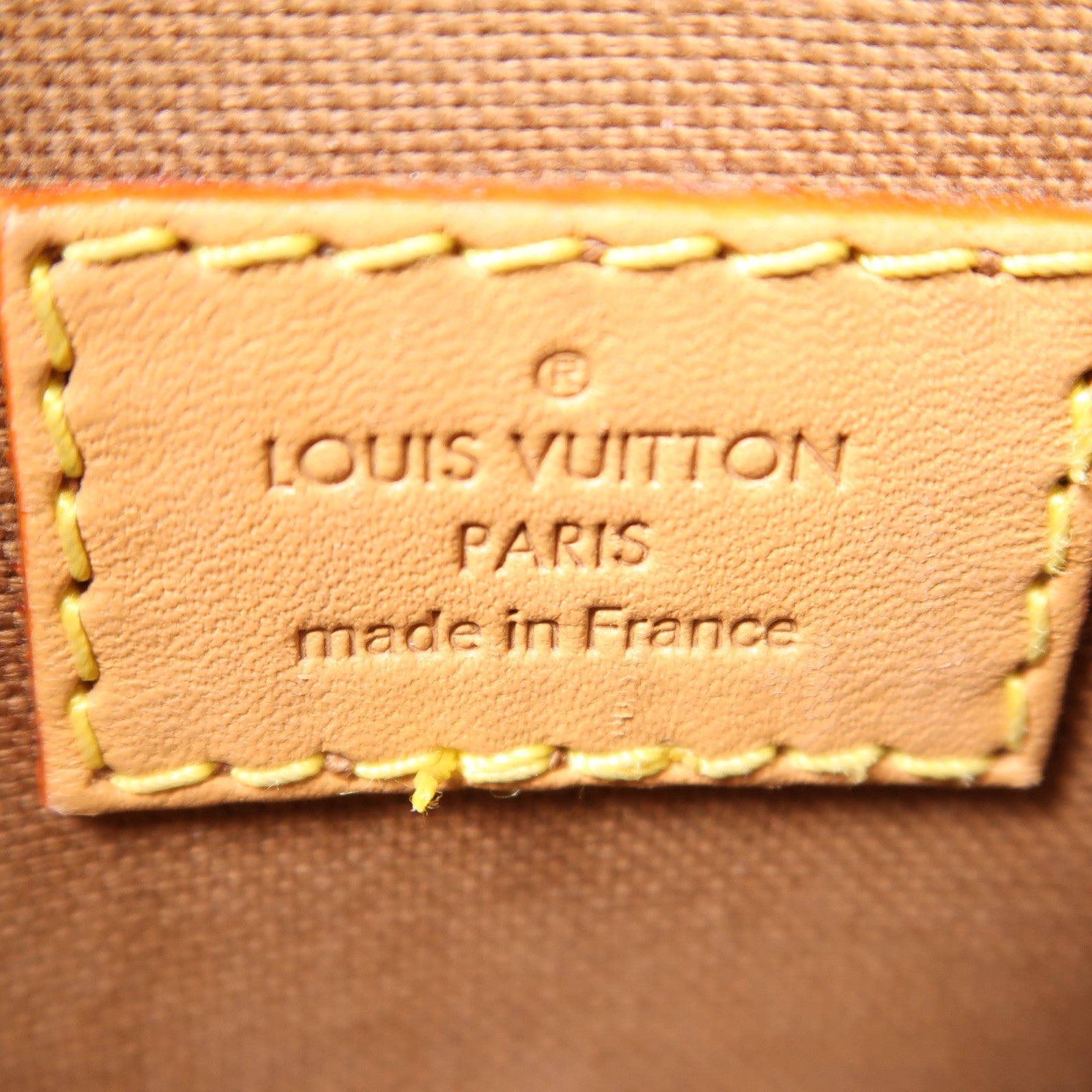 LOUIS VUITTON Monogram Petit Sac Plat金扣手挽肩背兩用袋棕色