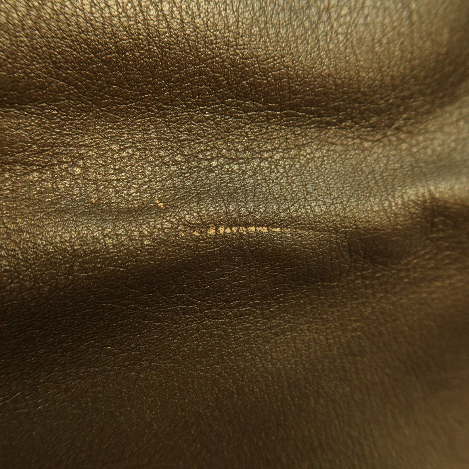 LOEWE 皮革Shoulder Bag銀扣肩背袋啡色