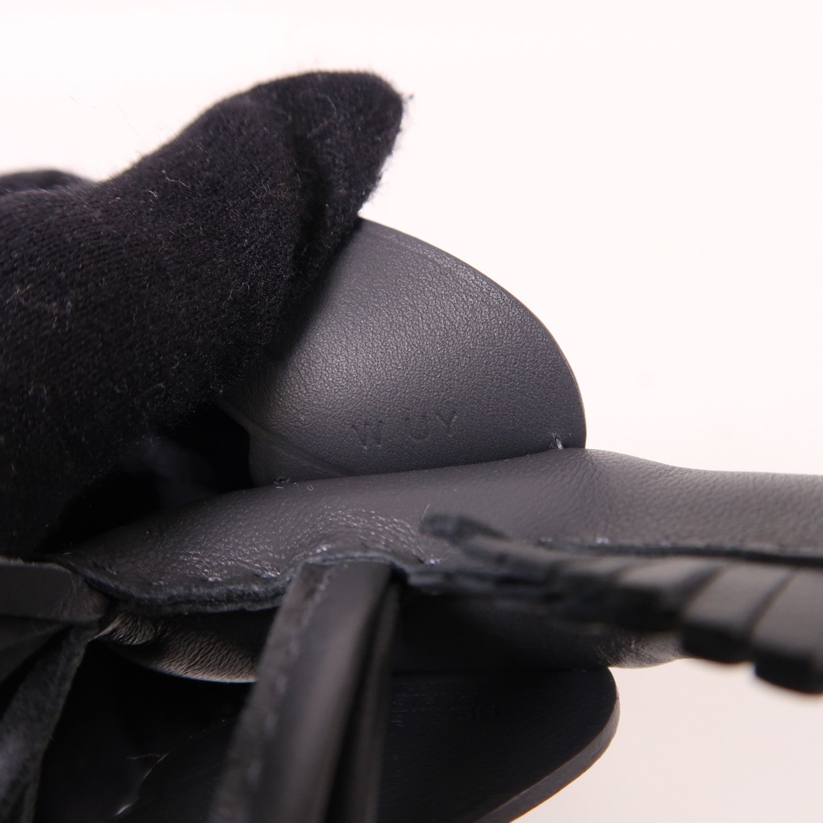 HERMES Swift皮革Rodeo Pegase PM掛飾灰色