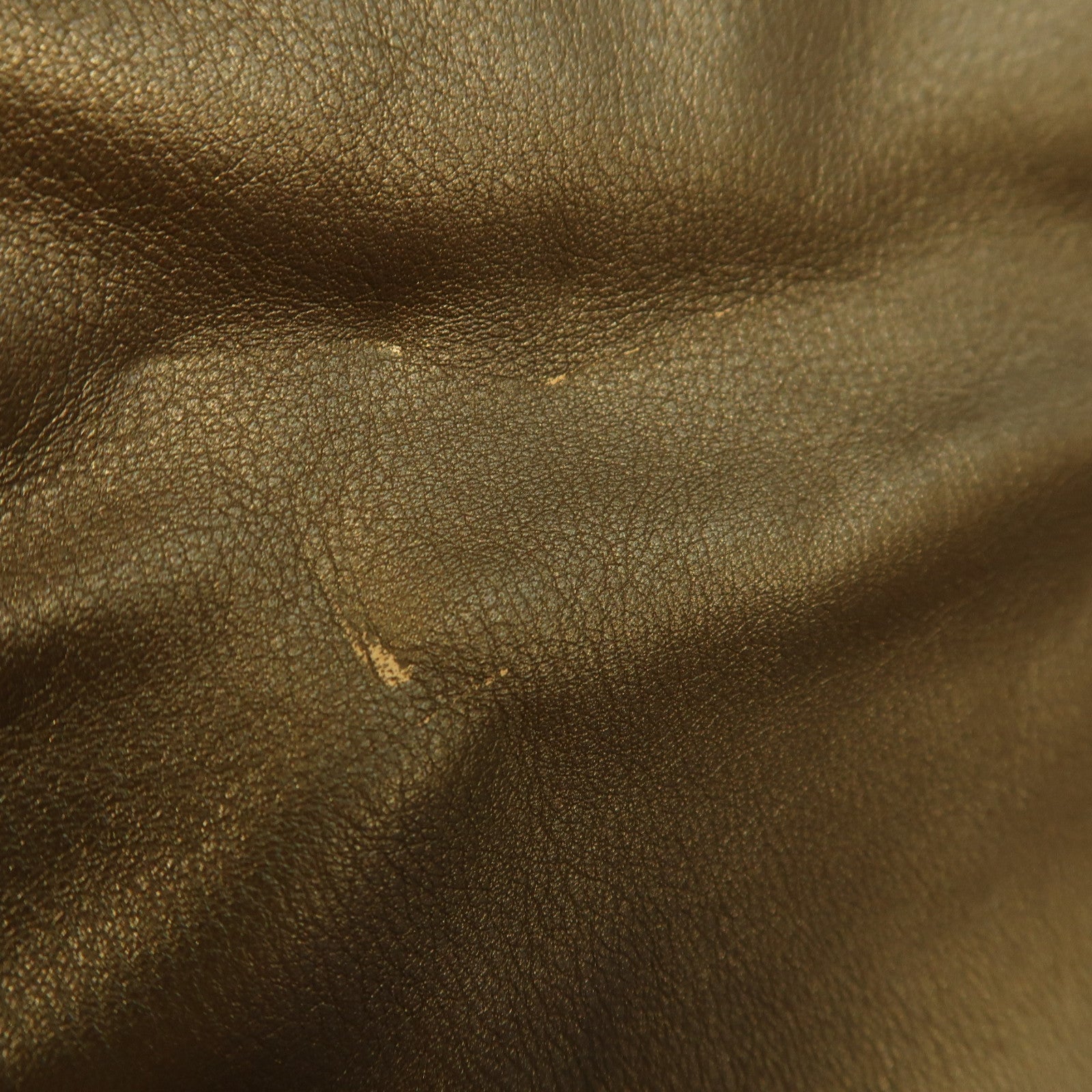 LOEWE 皮革Shoulder Bag銀扣肩背袋啡色