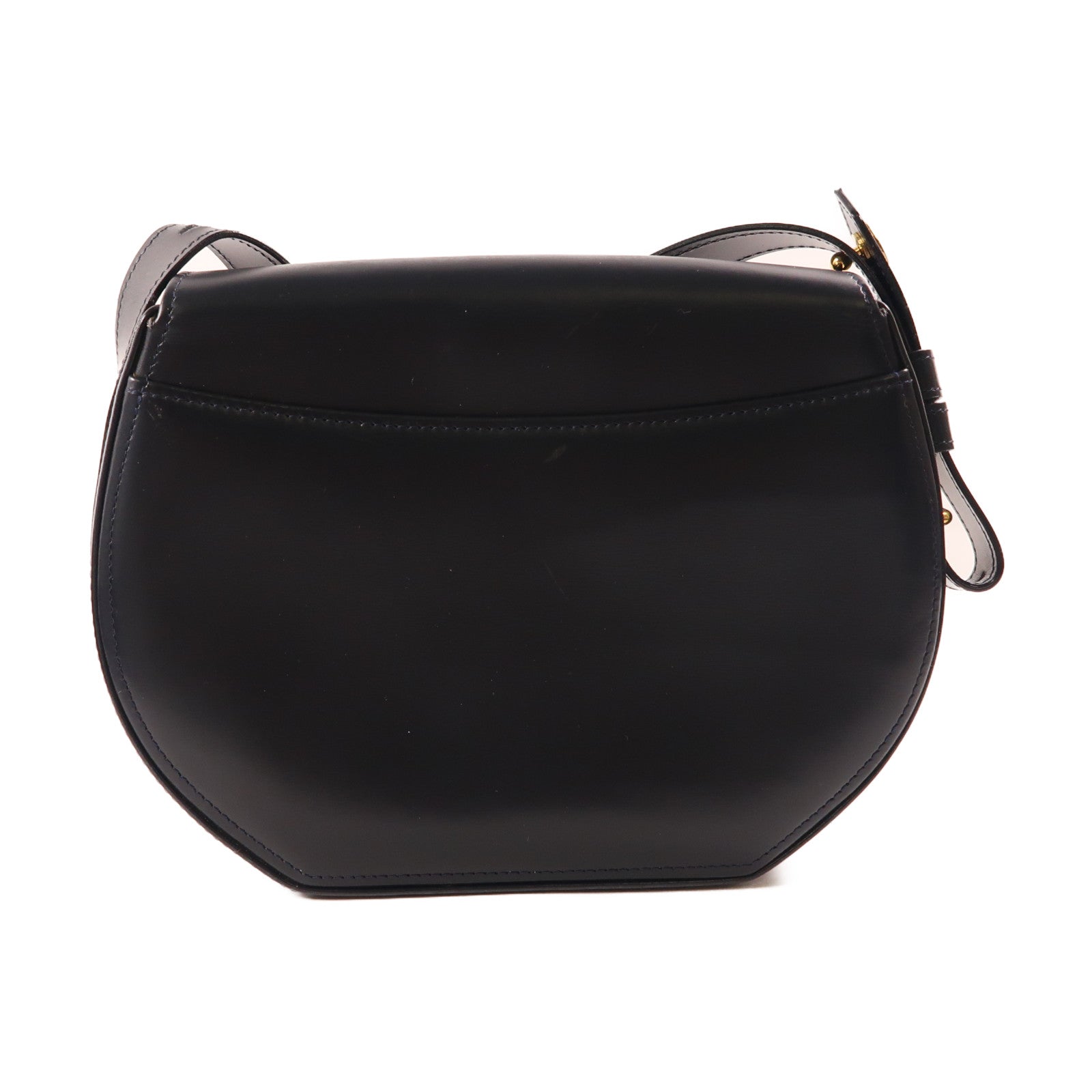CARTIER 牛皮皮革Shoulder Bag金扣肩背袋黑色