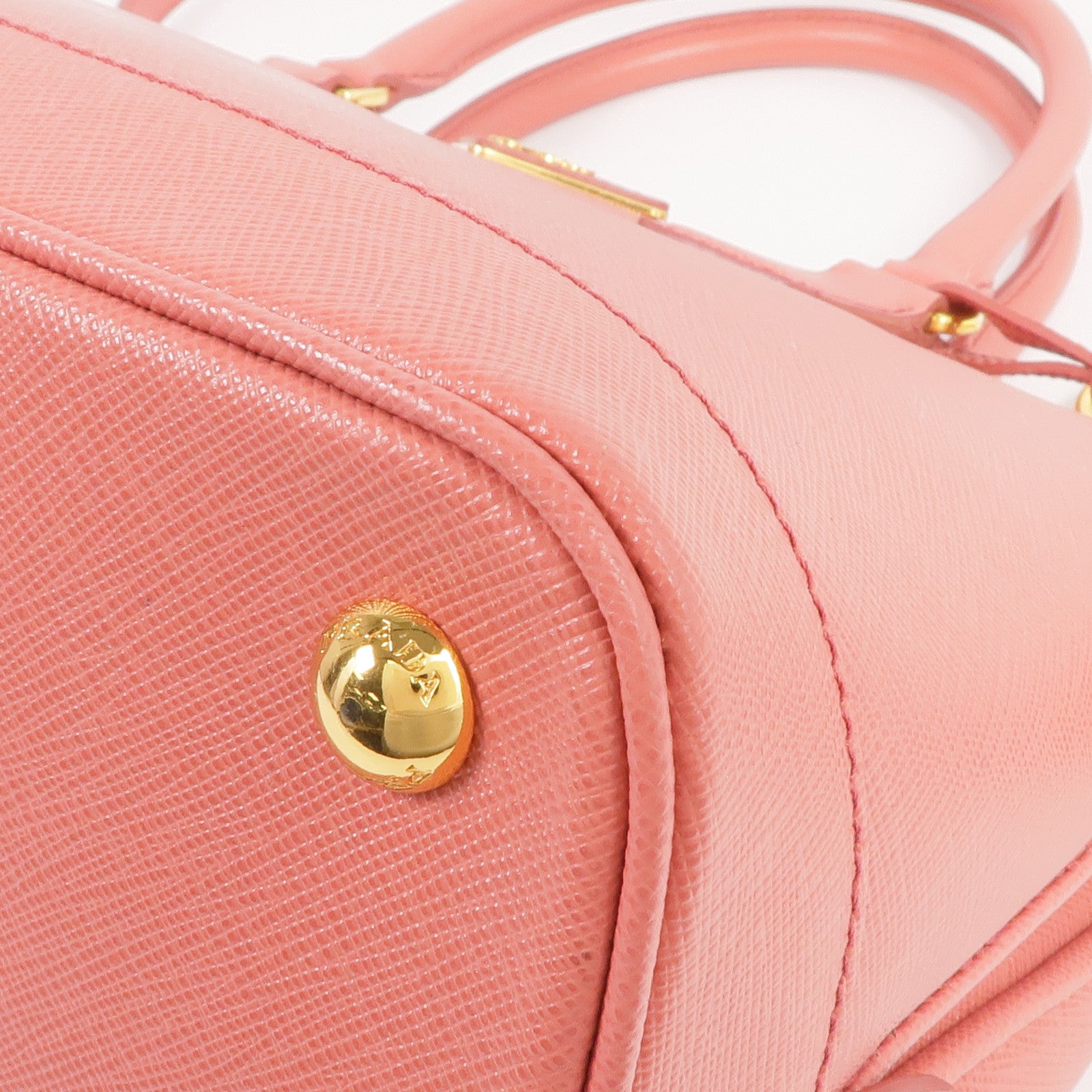 PRADA Saffiano皮革Saffiano Lux Tote Bag金扣手挽肩背兩用袋