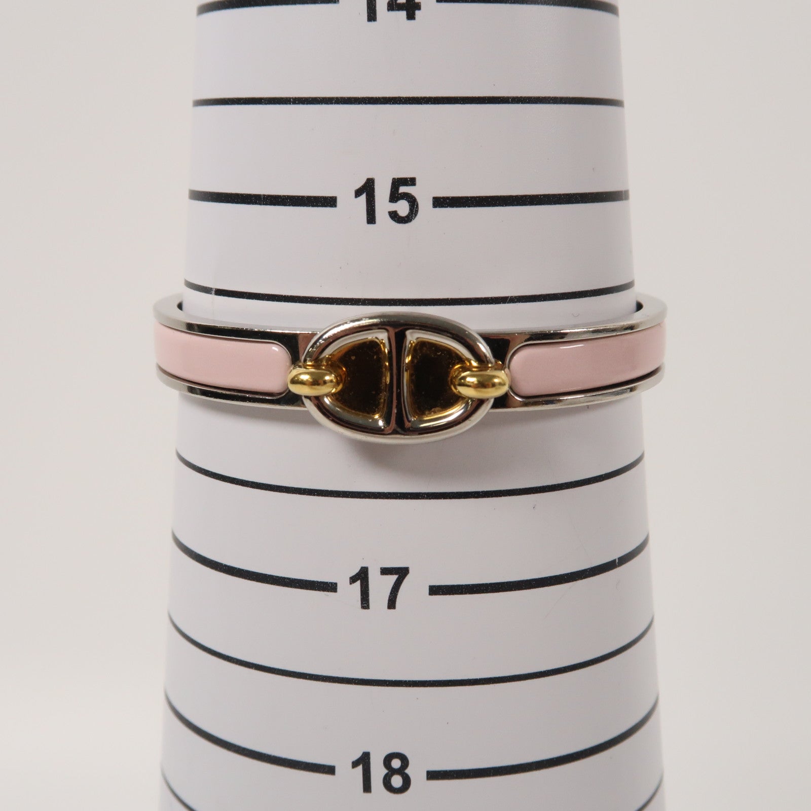HERMES 琺瑯/金屬Mini Clic Chaine d'Ancre Bracelet手鐲粉紅色
