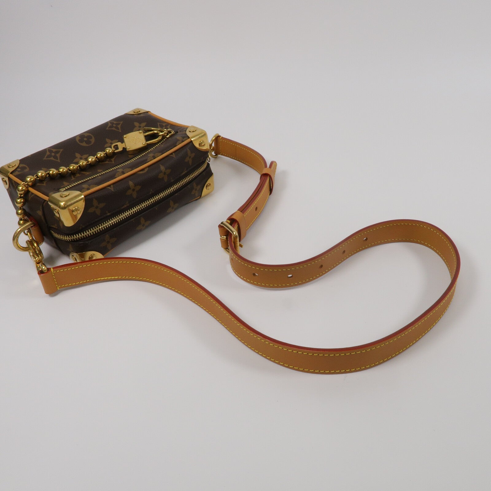 LOUIS VUITTON Monogram Mini Soft Trunk肩背袋