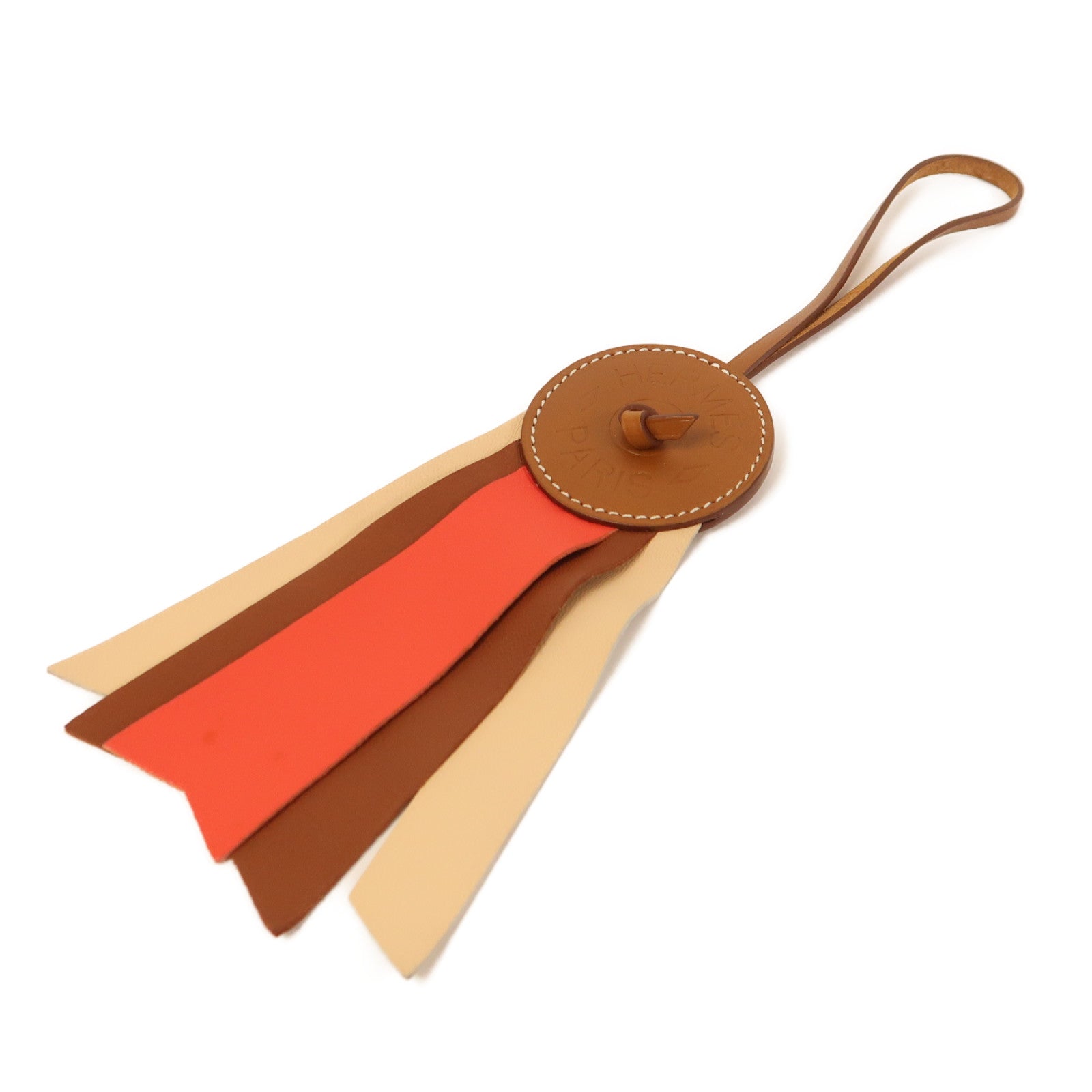 HERMES 【激減優惠】Swift皮革Charm掛飾啡色/紅色/米色