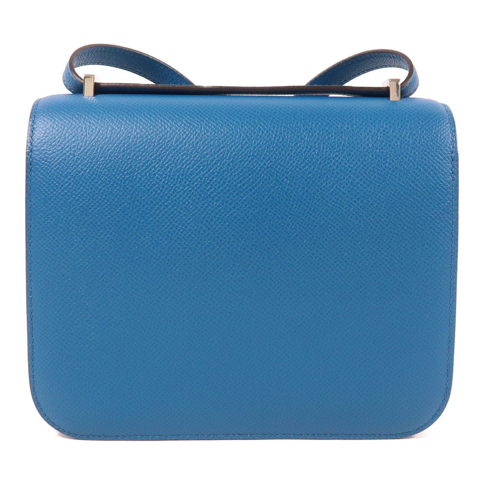 HERMES Epsom皮革Constance Mini銀扣肩背袋
