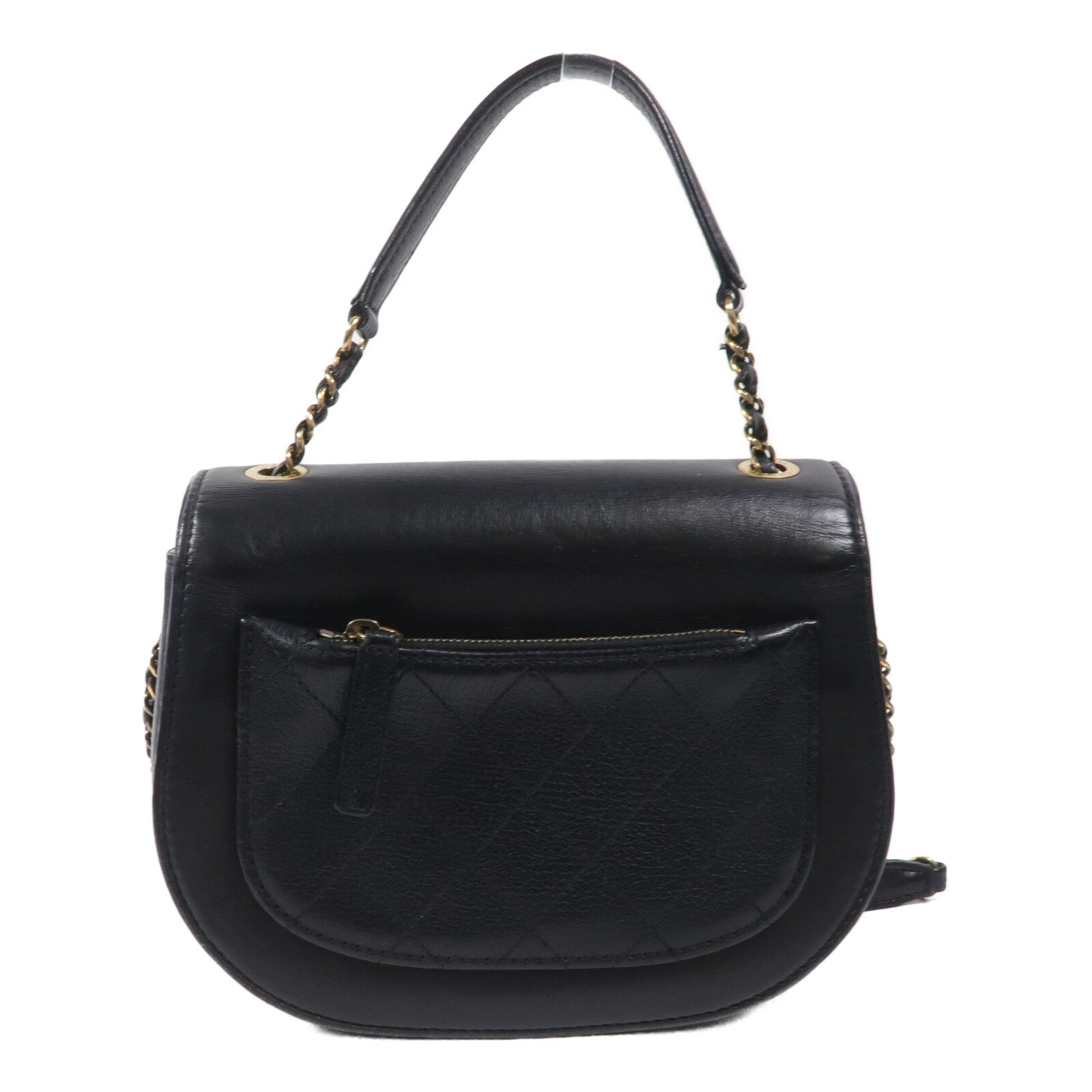 CHANEL 山羊皮皮革Small CoCo Curve Flap Bag鏈帶手挽肩背兩用袋