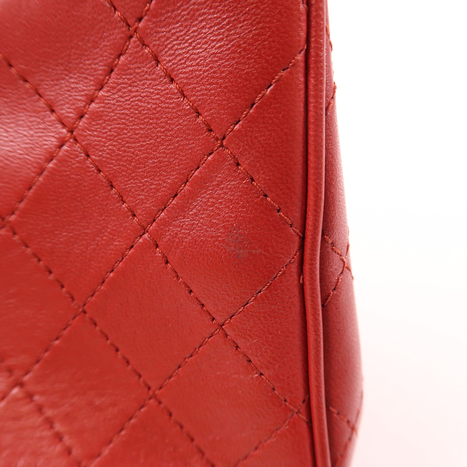 CHANEL 牛皮皮革Chain Shoulder Bag金扣鏈帶肩背袋