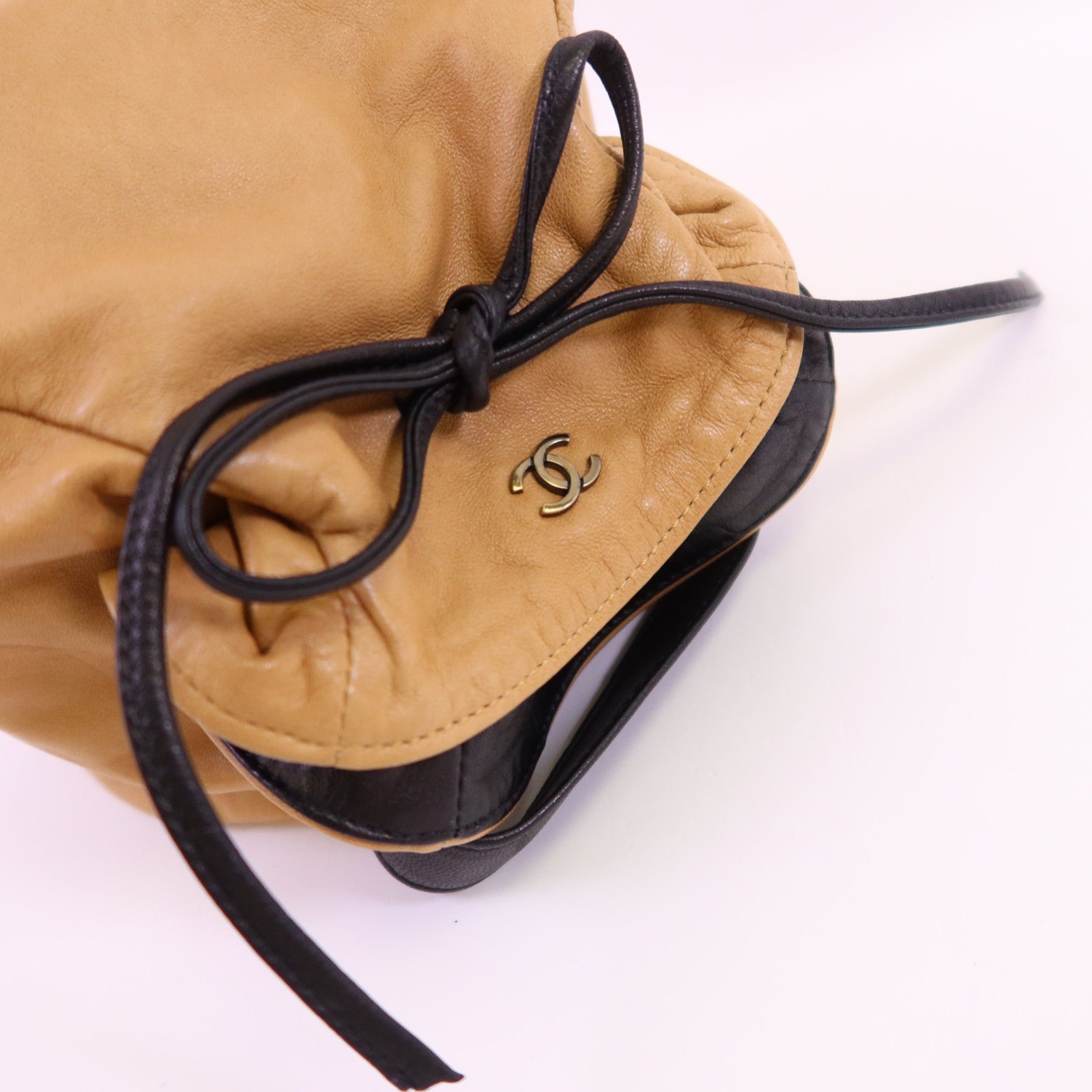 CHANEL 【激減優惠】羊皮皮革Hand Bag手挽袋