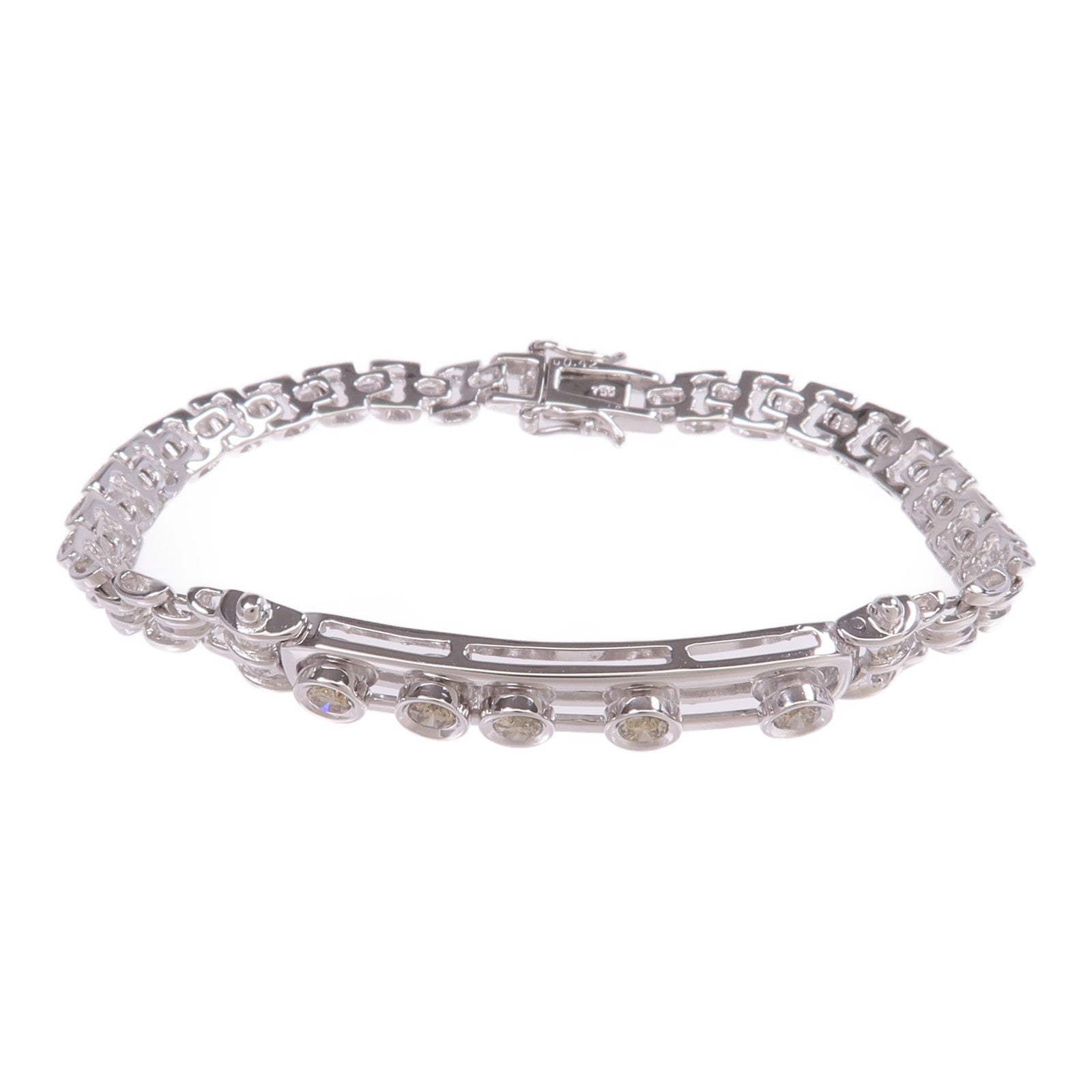 JEWELRY 【激減優惠】18K白金Diamond Bracelet鑽石手鏈