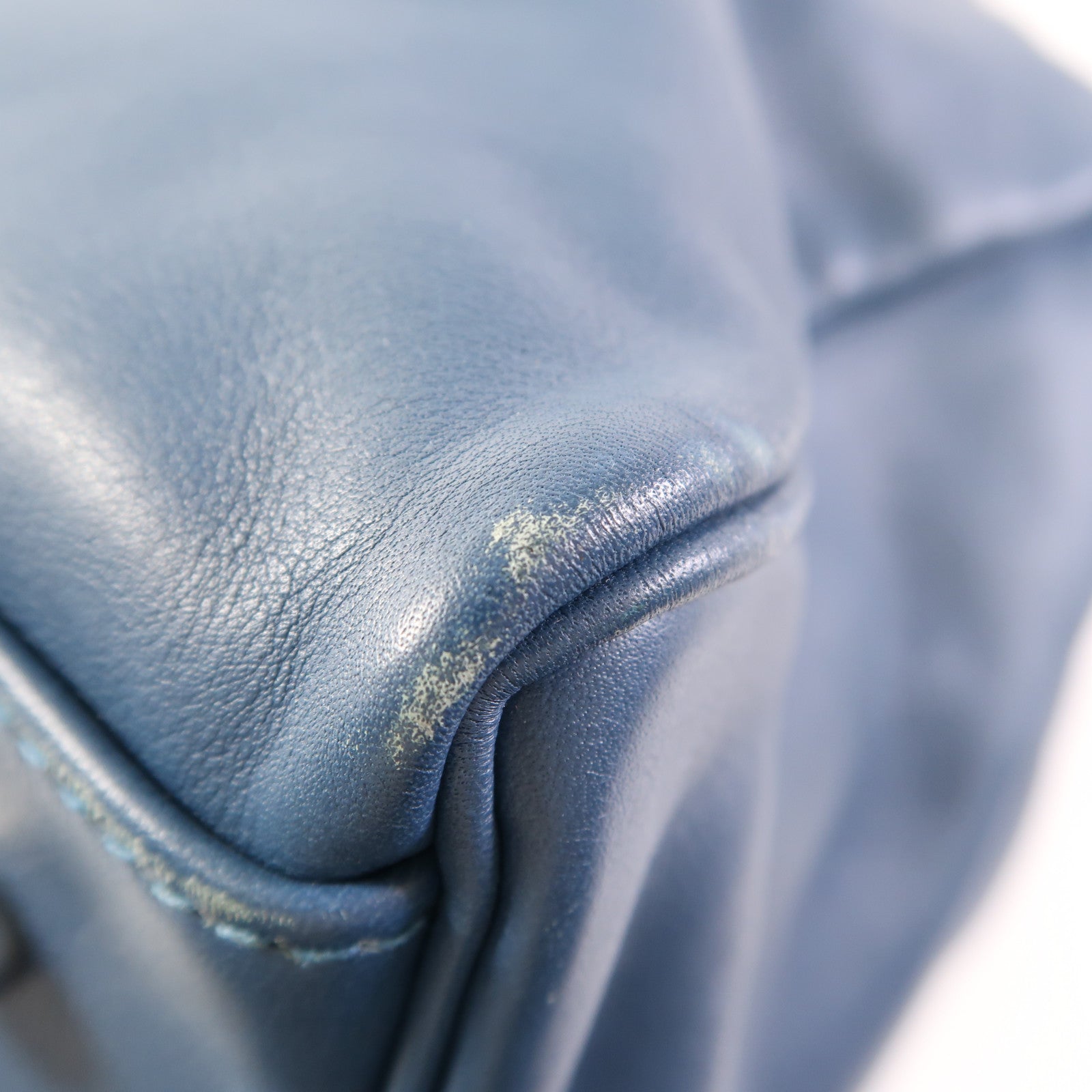 HERMES Swift皮革Kelly 50銀扣手挽袋Bleu Saphir