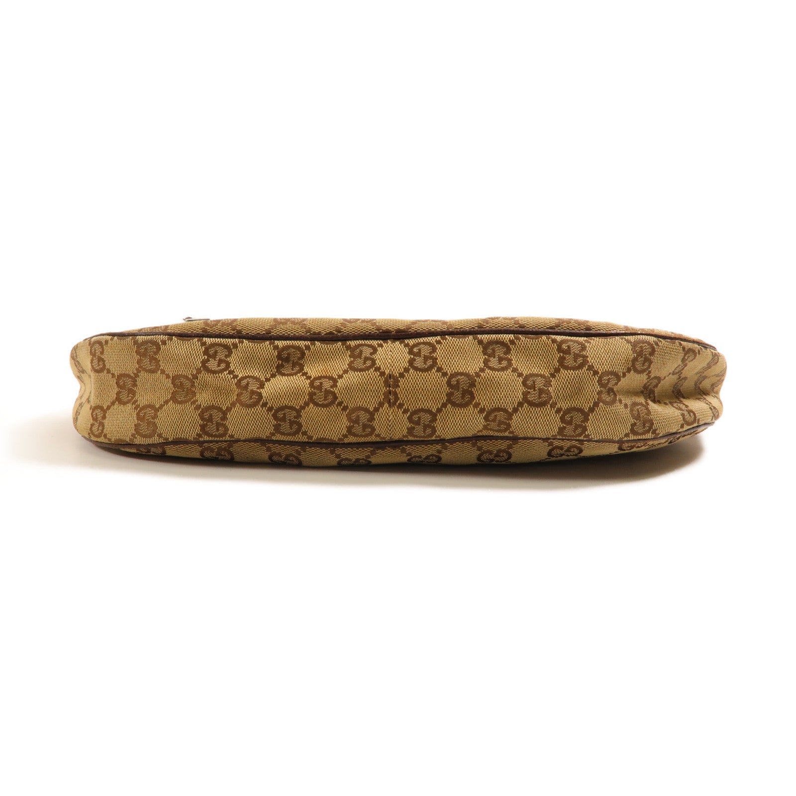 GUCCI 帆布Shoulder Bag銀扣肩背袋