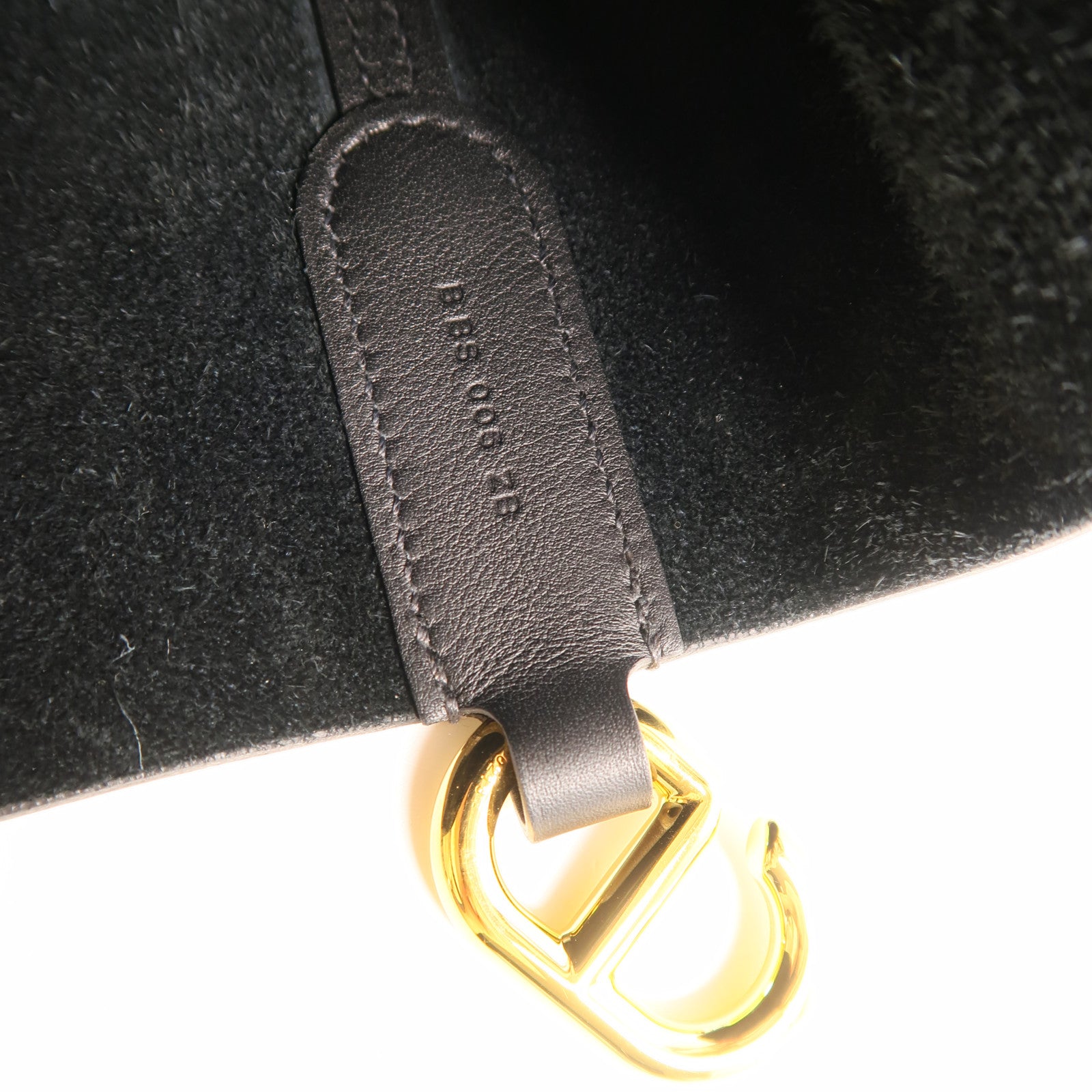 HERMES Clemence皮革In The Loop 23金扣手挽袋Noir