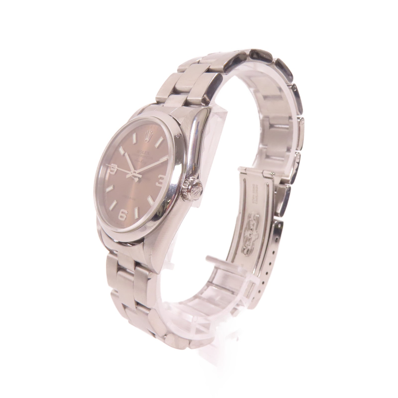 ROLEX Air King不鏽鋼手錶自動機芯啡色