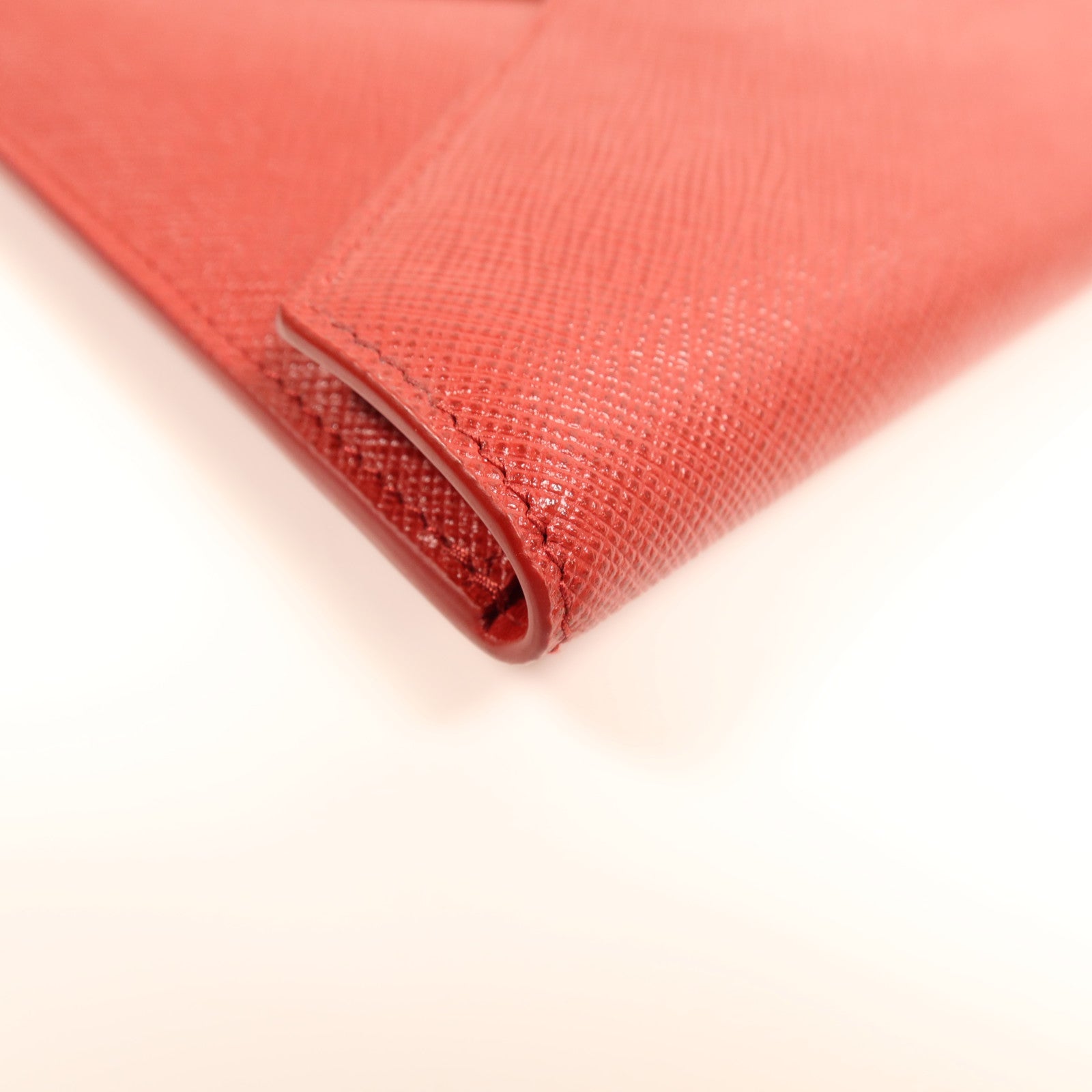 PRADA 牛皮皮革Envelope Clutch Bag金扣手拿包