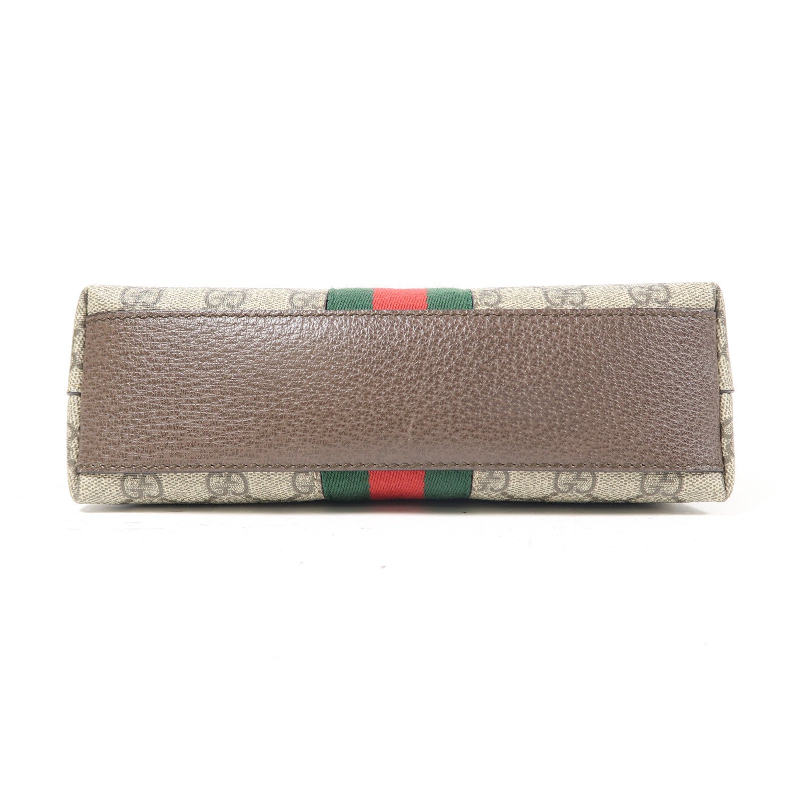 GUCCI 塗層帆布Ophidia GG金扣肩背袋啡色