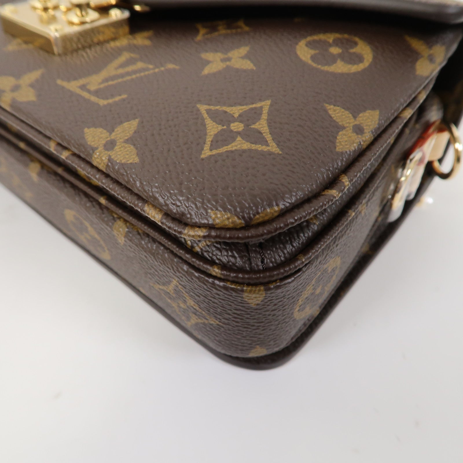 LOUIS VUITTON Monogram Pochete Metis金扣手挽肩背兩用袋啡色