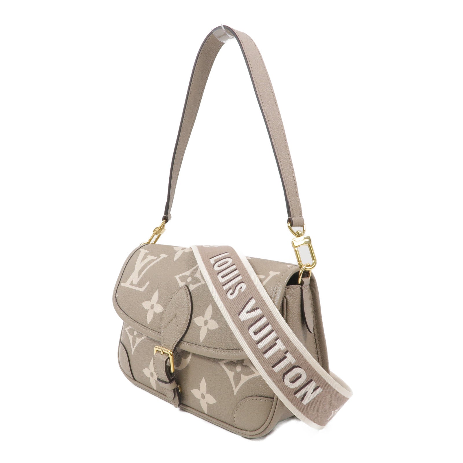 LOUIS VUITTON Monogram Empreinte Diane PM手挽肩背兩用袋