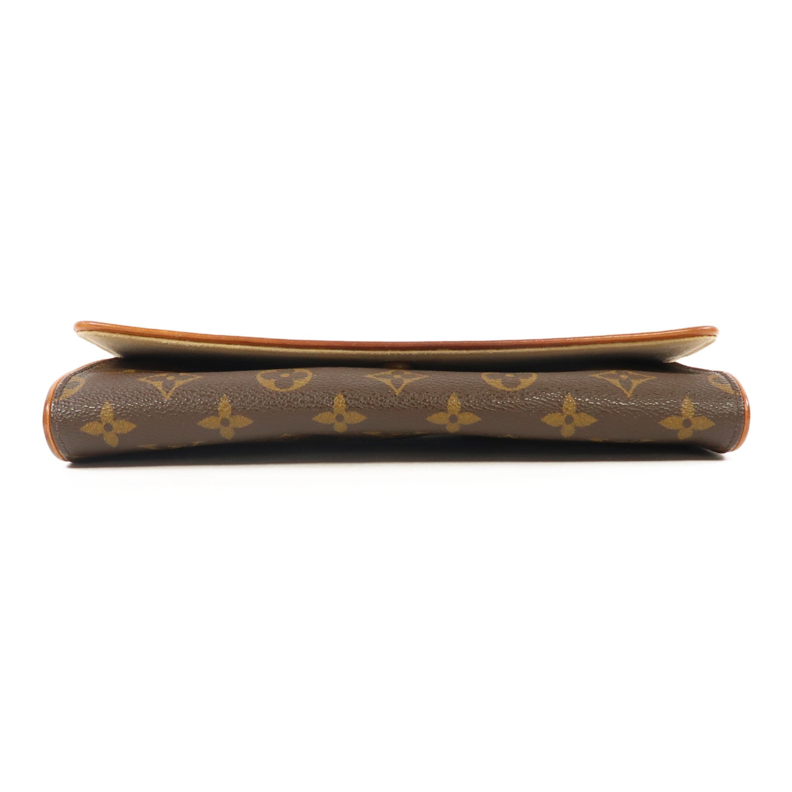 LOUIS VUITTON 【激減優惠】Monogram Pochette Twin GM金扣肩背袋啡色