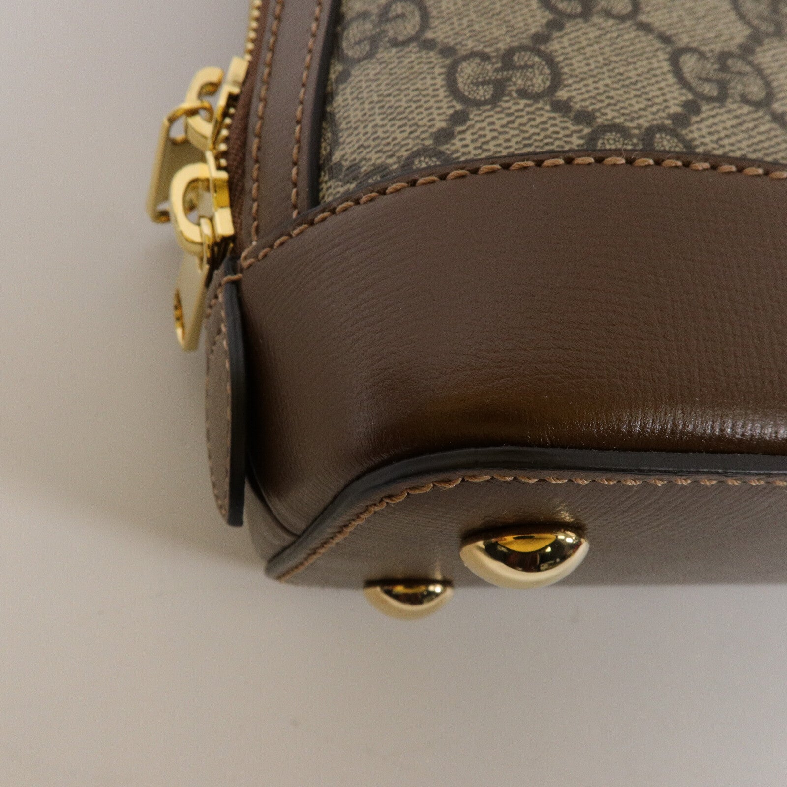 GUCCI 塗層帆布Horsebit 1955 Small肩背袋