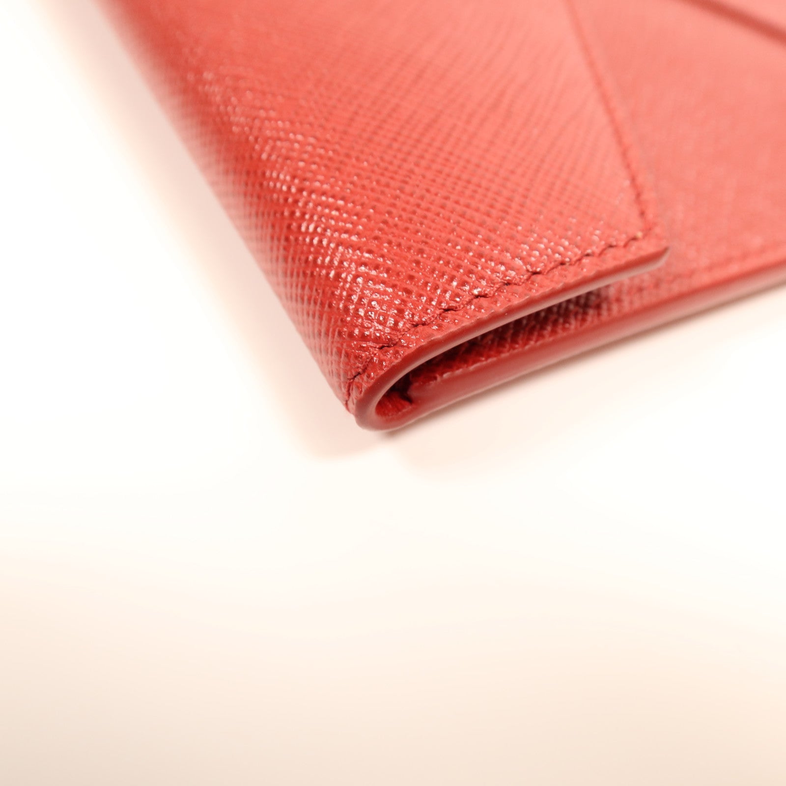 PRADA 【激減優惠】牛皮皮革Envelope Clutch Bag金扣手拿包