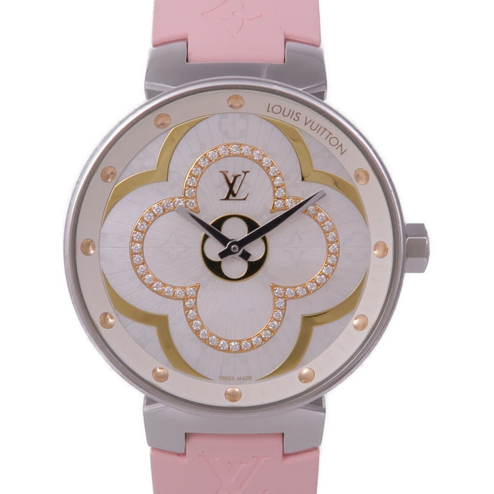 LOUIS VUITTON Tambour Moon Divine MM QA019Z