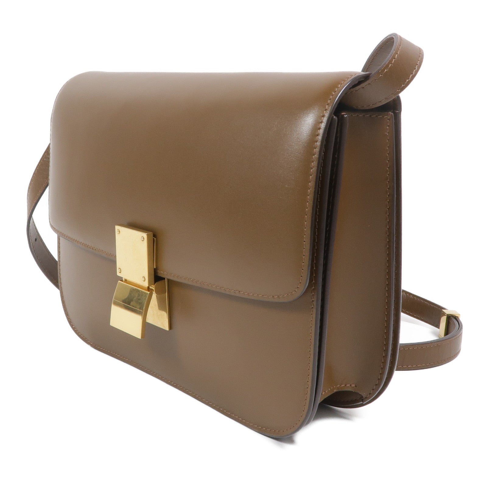 CELINE 牛皮皮革Classic Box Medium肩背袋