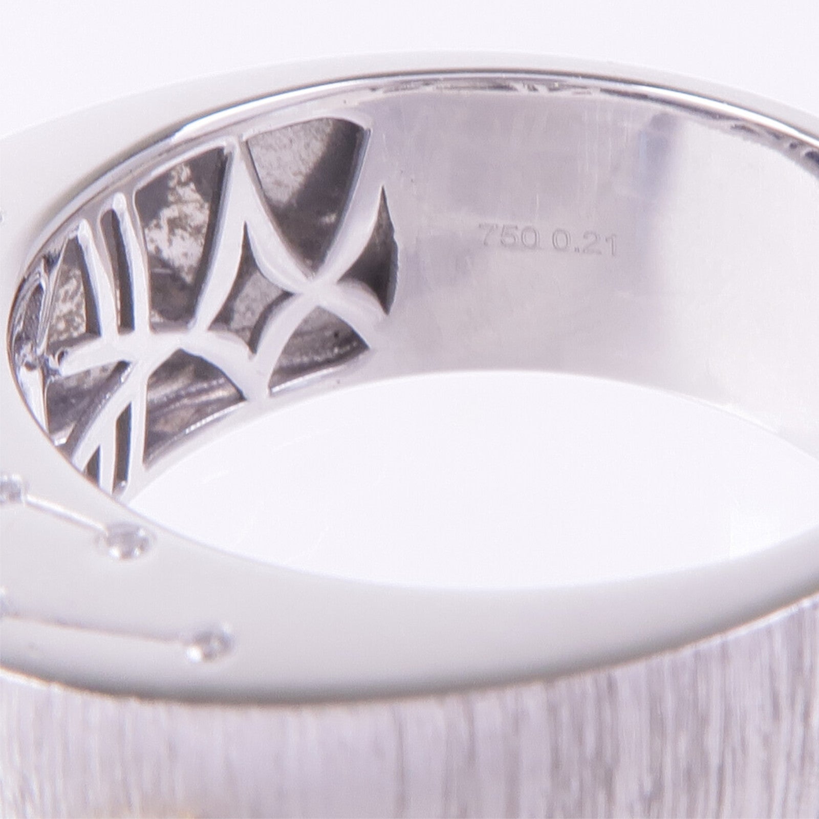 JEWELRY 18K黃金/白金Aquamarine Diamond Ring藍晶/鑽石戒指US#9.75