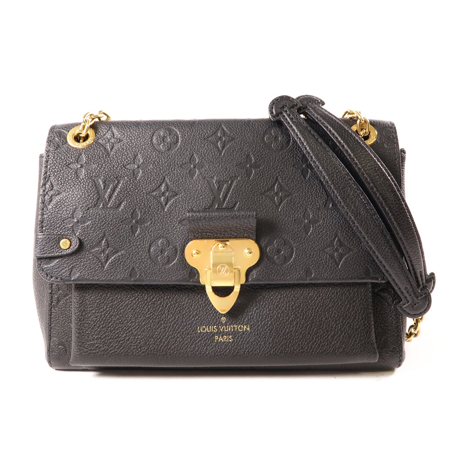 LOUIS VUITTON Monogram Empreinte Vavin PM金扣肩背袋