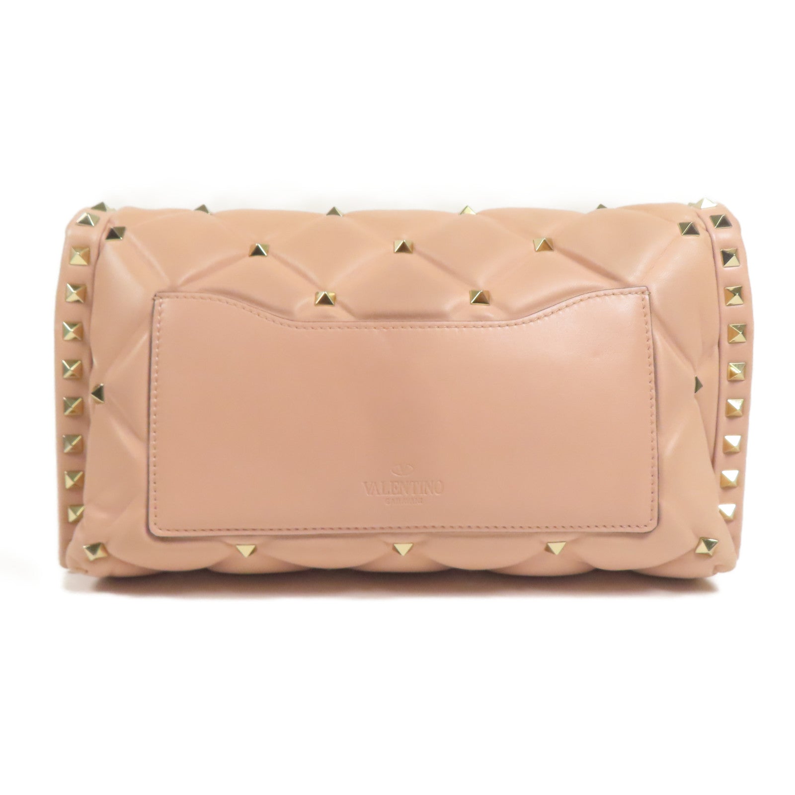 Valentino 羊皮皮革Shoulder Bag金扣肩背袋