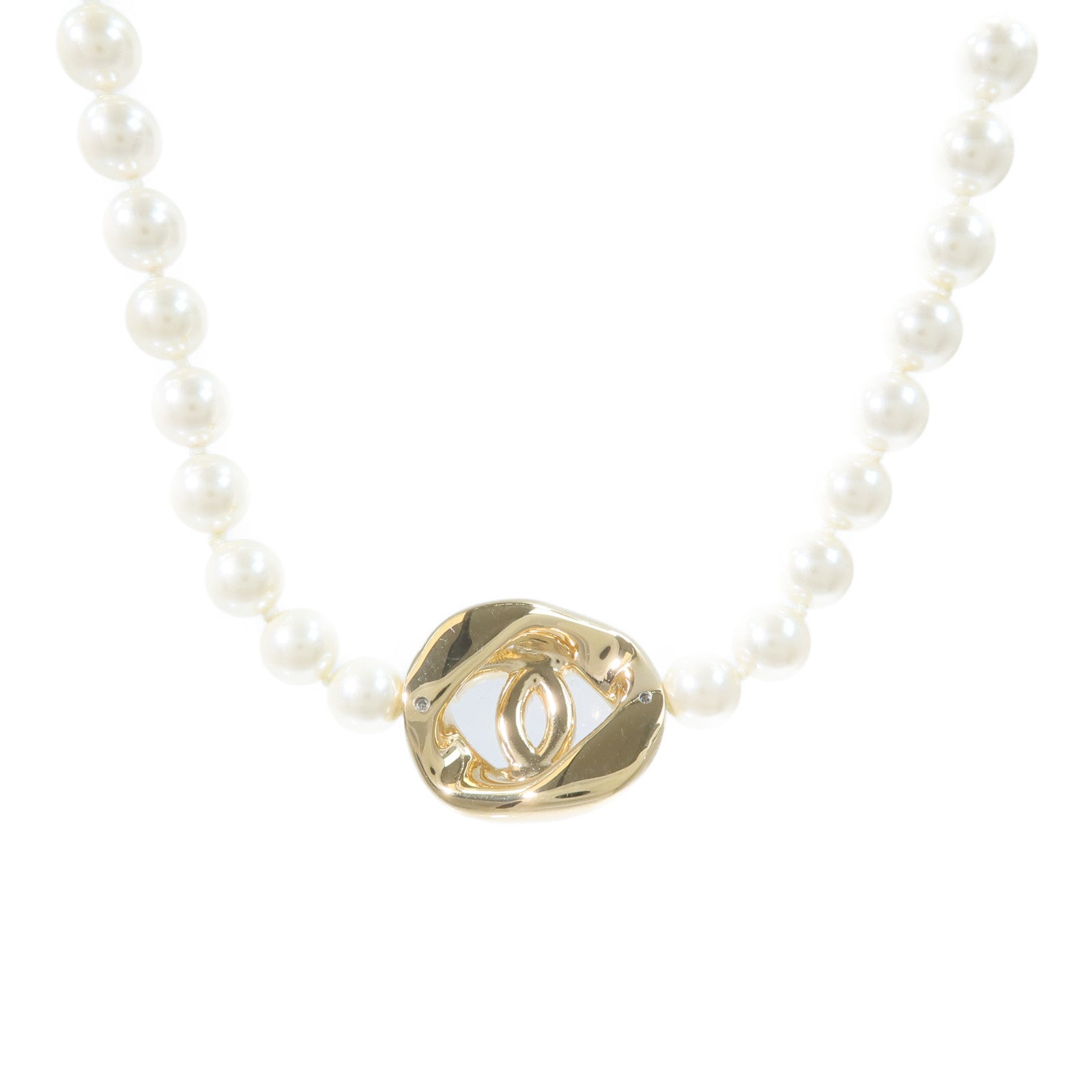 CHANEL PVC/金屬Necklace項鍊