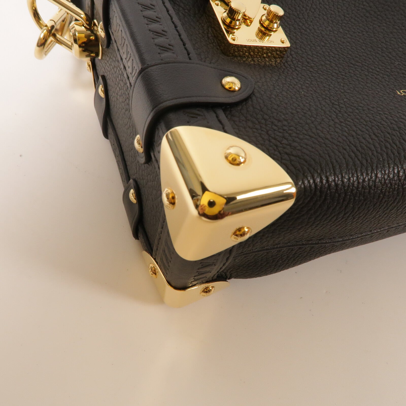LOUIS VUITTON 牛皮皮革Side Trunk PM手挽肩背兩用袋