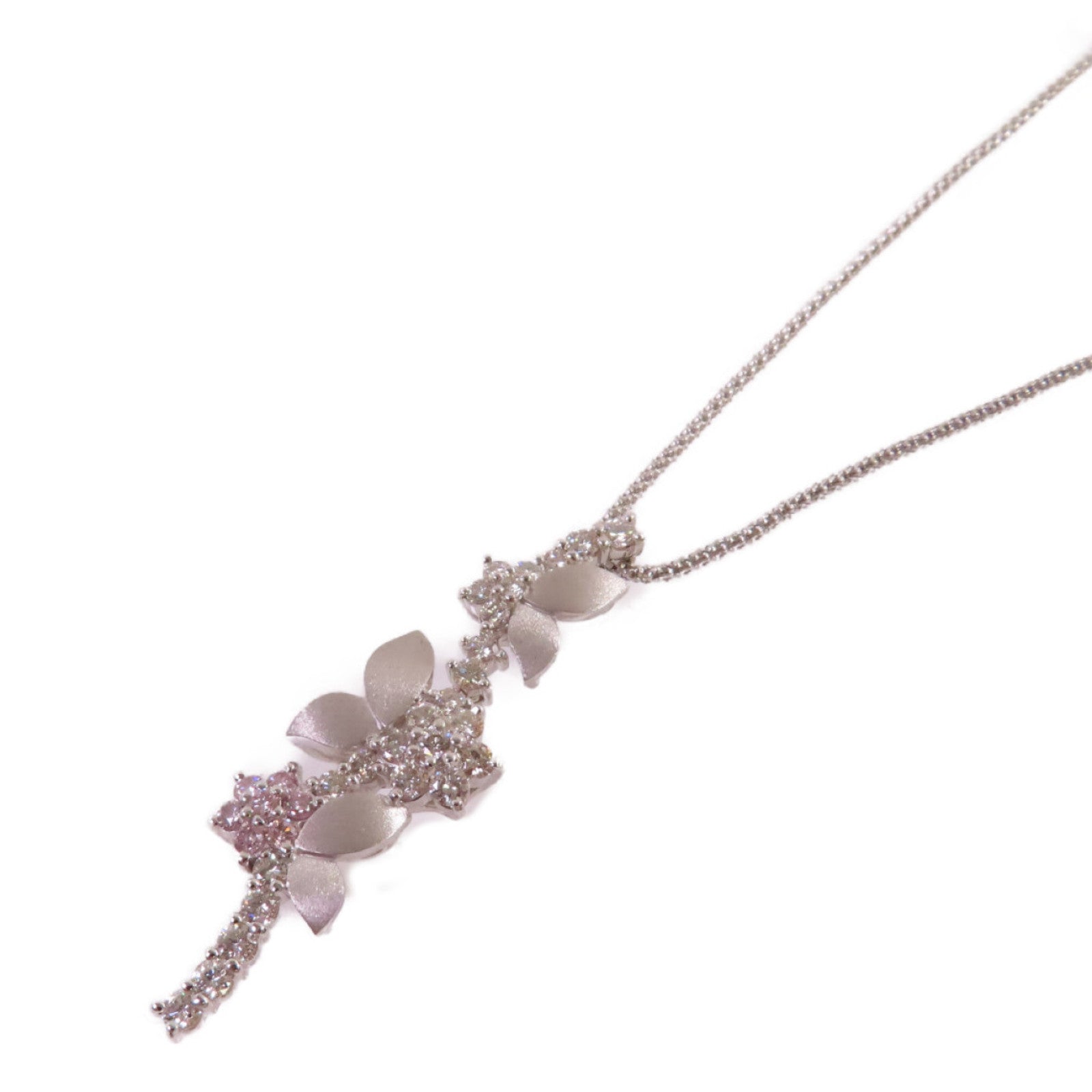 JEWELRY 18K白金Diamond Necklace 1.05ct鑽石項鍊