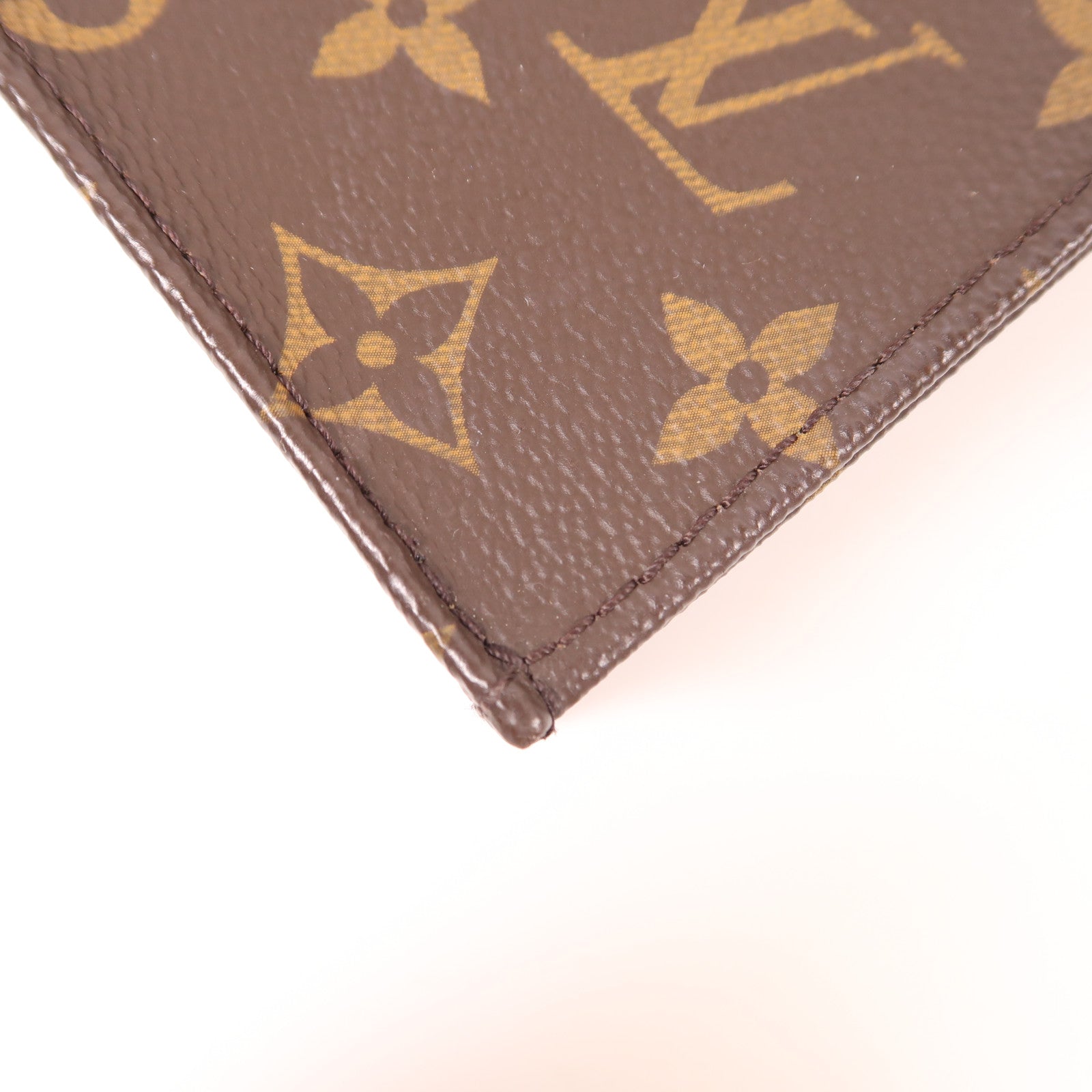 LOUIS VUITTON Monogram Petit Sac Plat金扣手挽肩背兩用袋棕色