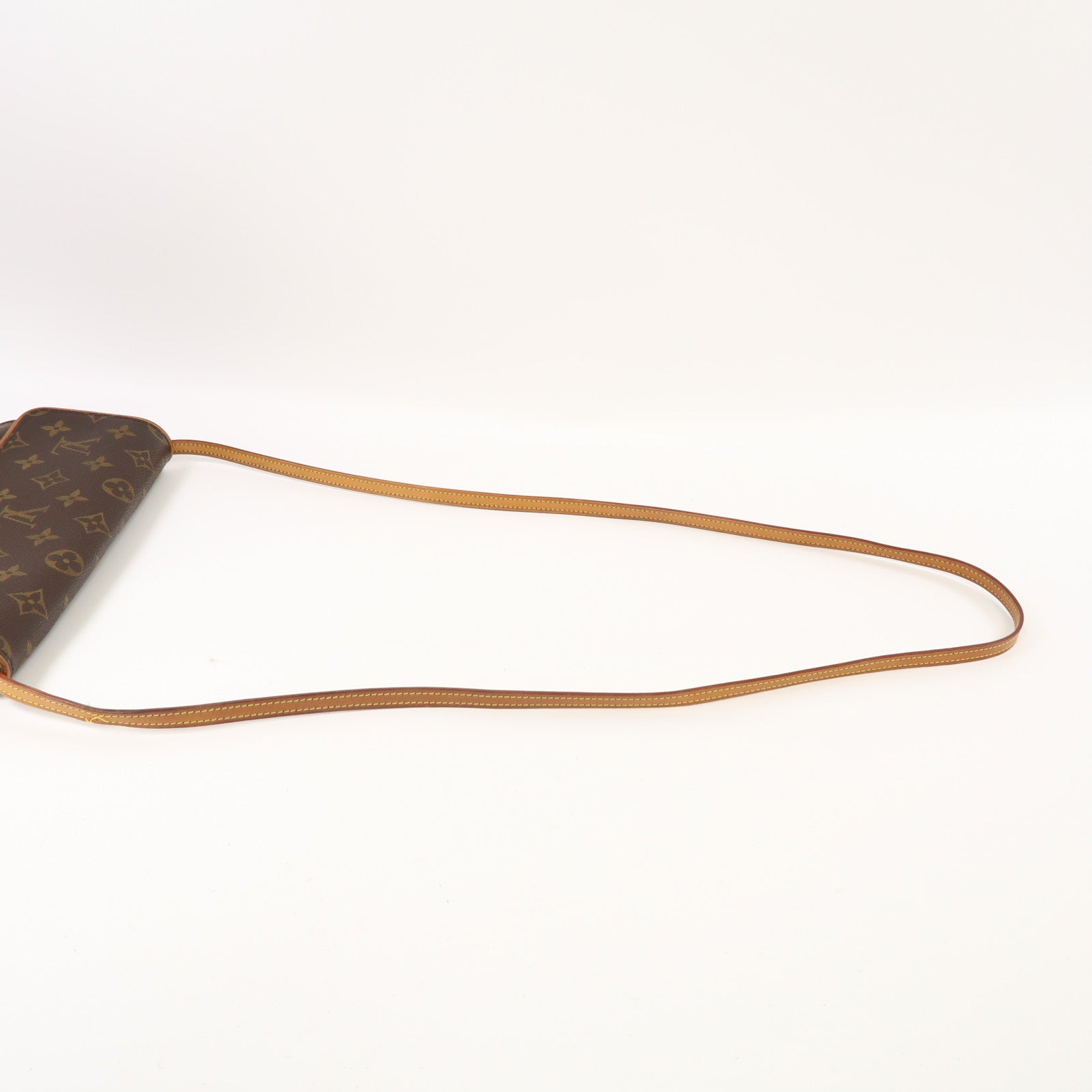 LOUIS VUITTON 【激減優惠】Monogram Pochette Twin GM金扣肩背袋啡色
