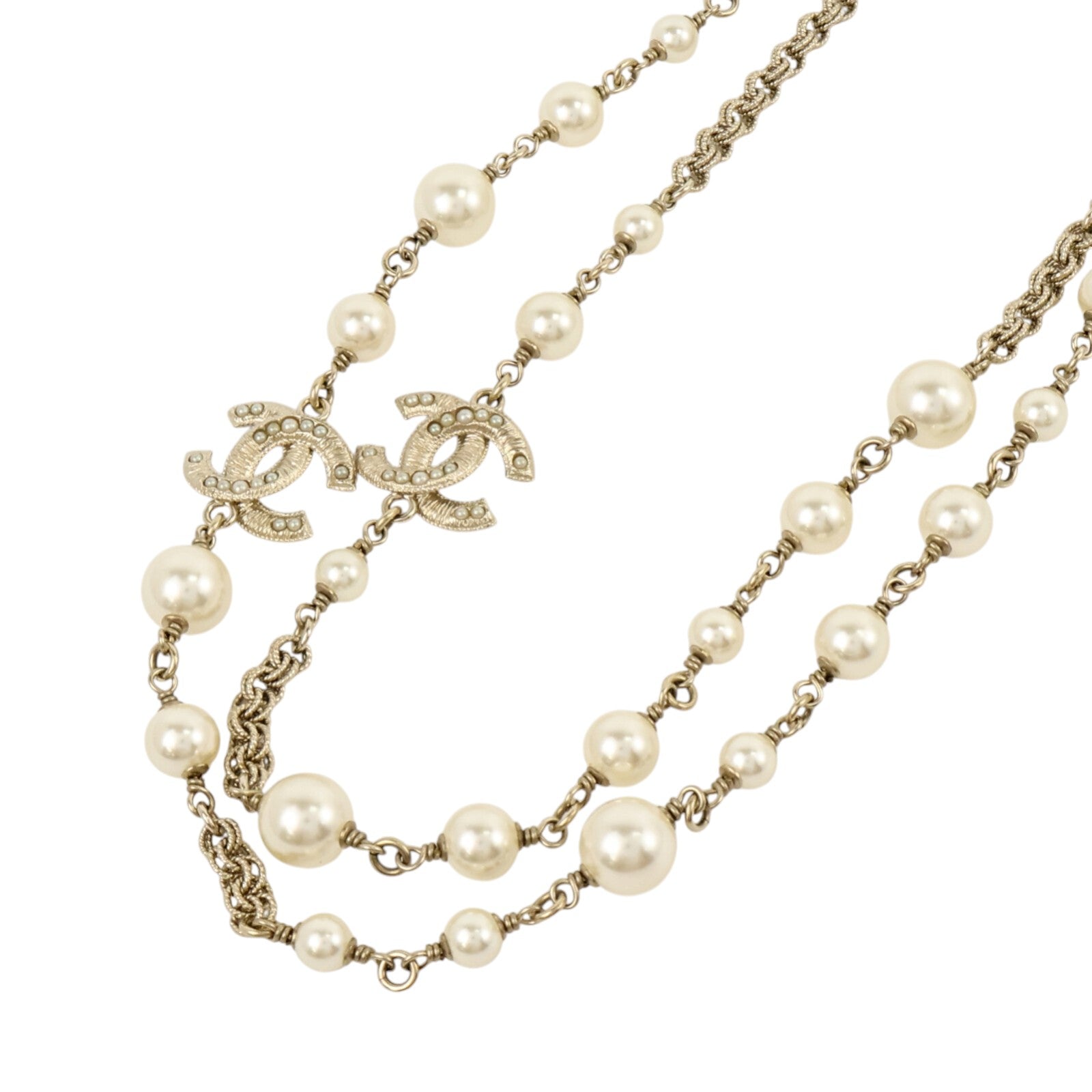 CHANEL 金屬/PVC Necklace項鏈