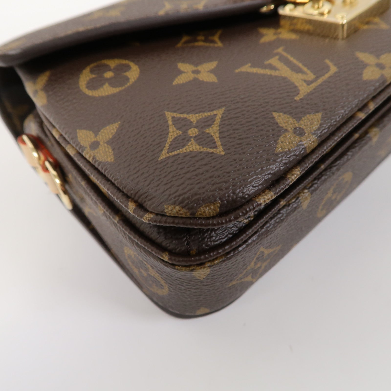 LOUIS VUITTON Monogram Pochete Metis金扣手挽肩背兩用袋啡色