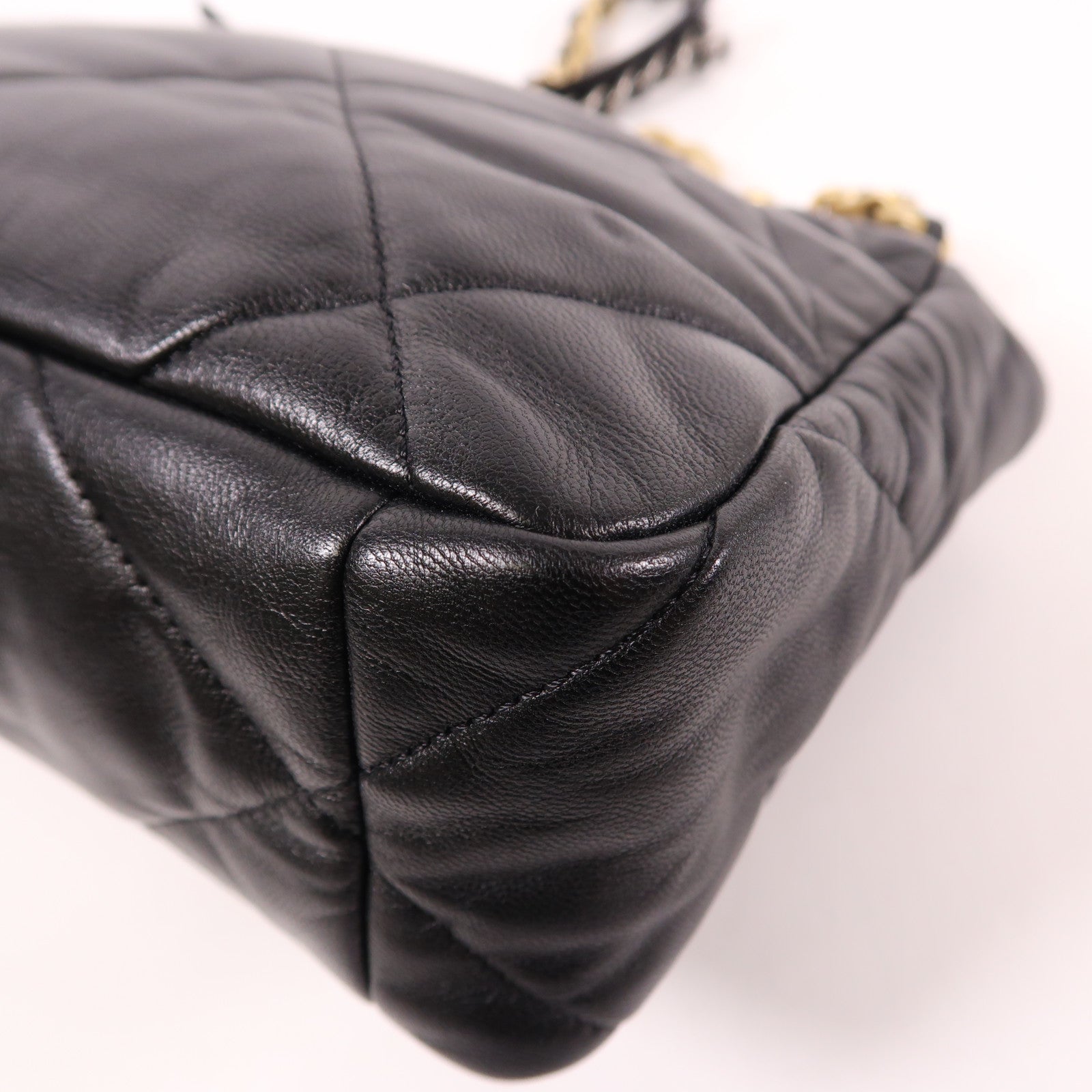 CHANEL 羊皮皮革Chanel 19 Large手挽肩背兩用袋