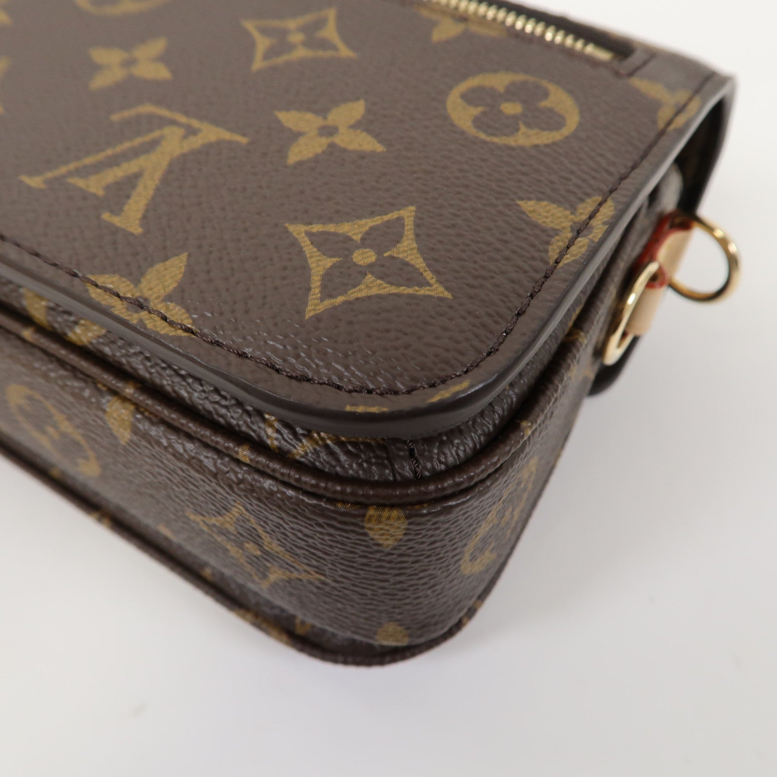 LOUIS VUITTON Monogram Pochete Metis金扣手挽肩背兩用袋啡色
